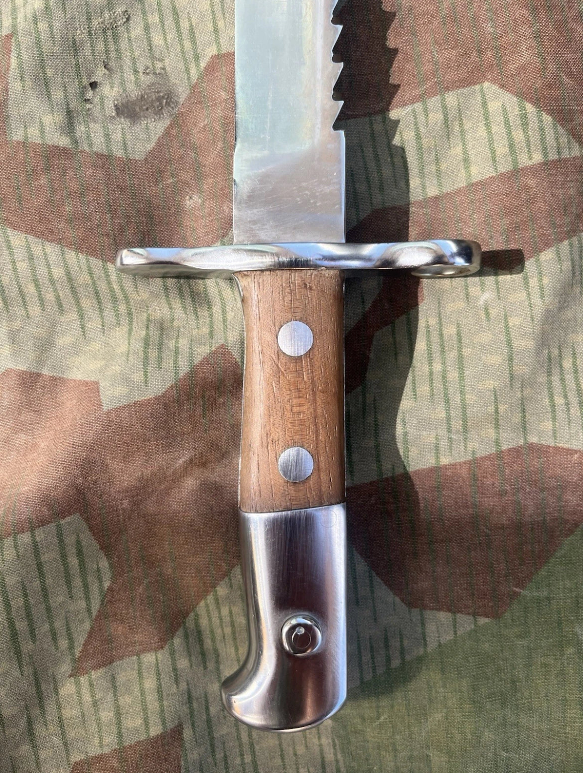 WW1/interwar/WW2 Swiss army long saw bayonet blade artillery sappers model 1914 uniform soldier
