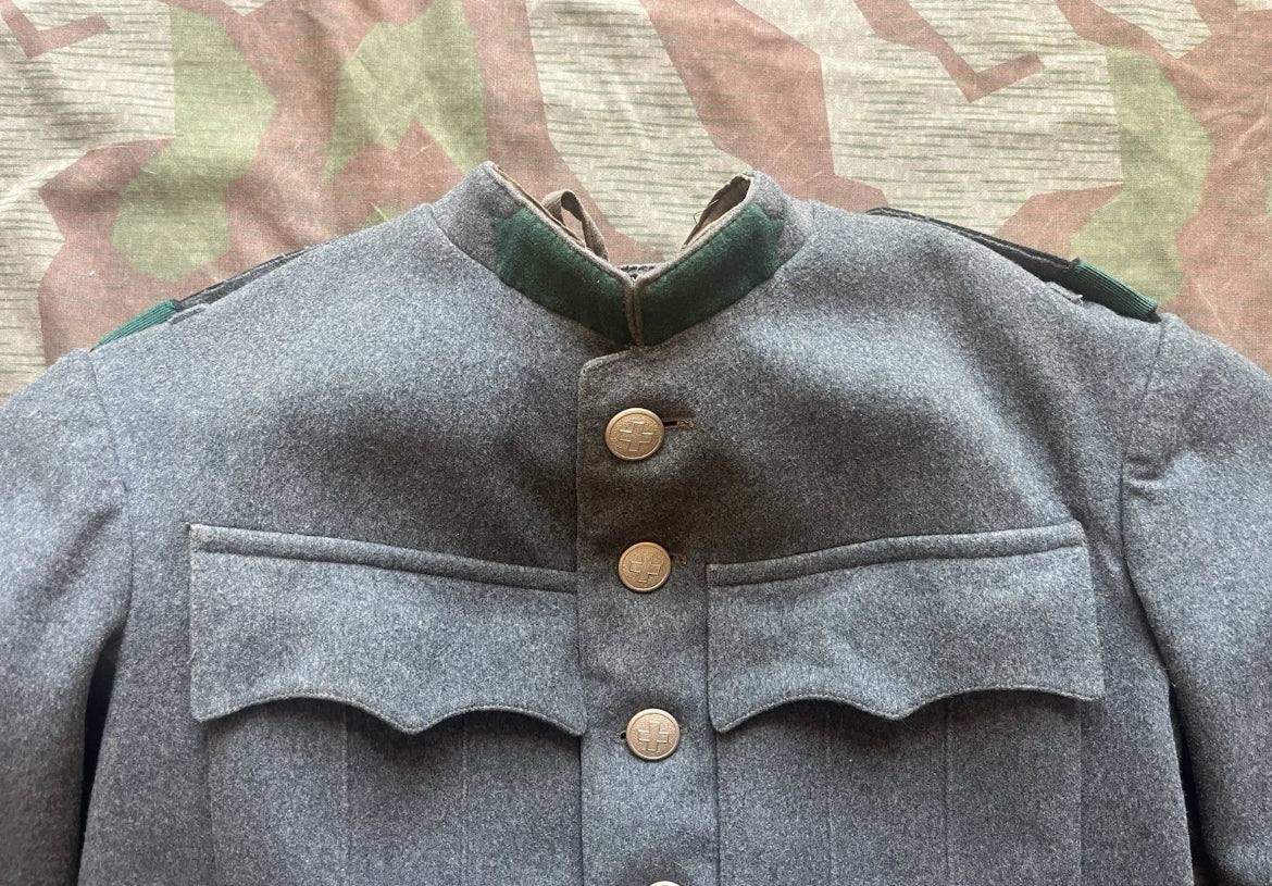 Interwar/WW2 Swiss army infantry rifleman jacket soldier uniform early war ord.26
