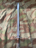 WW1/interwar/WW2 Swiss army long saw bayonet blade artillery sappers model 1914 uniform soldier