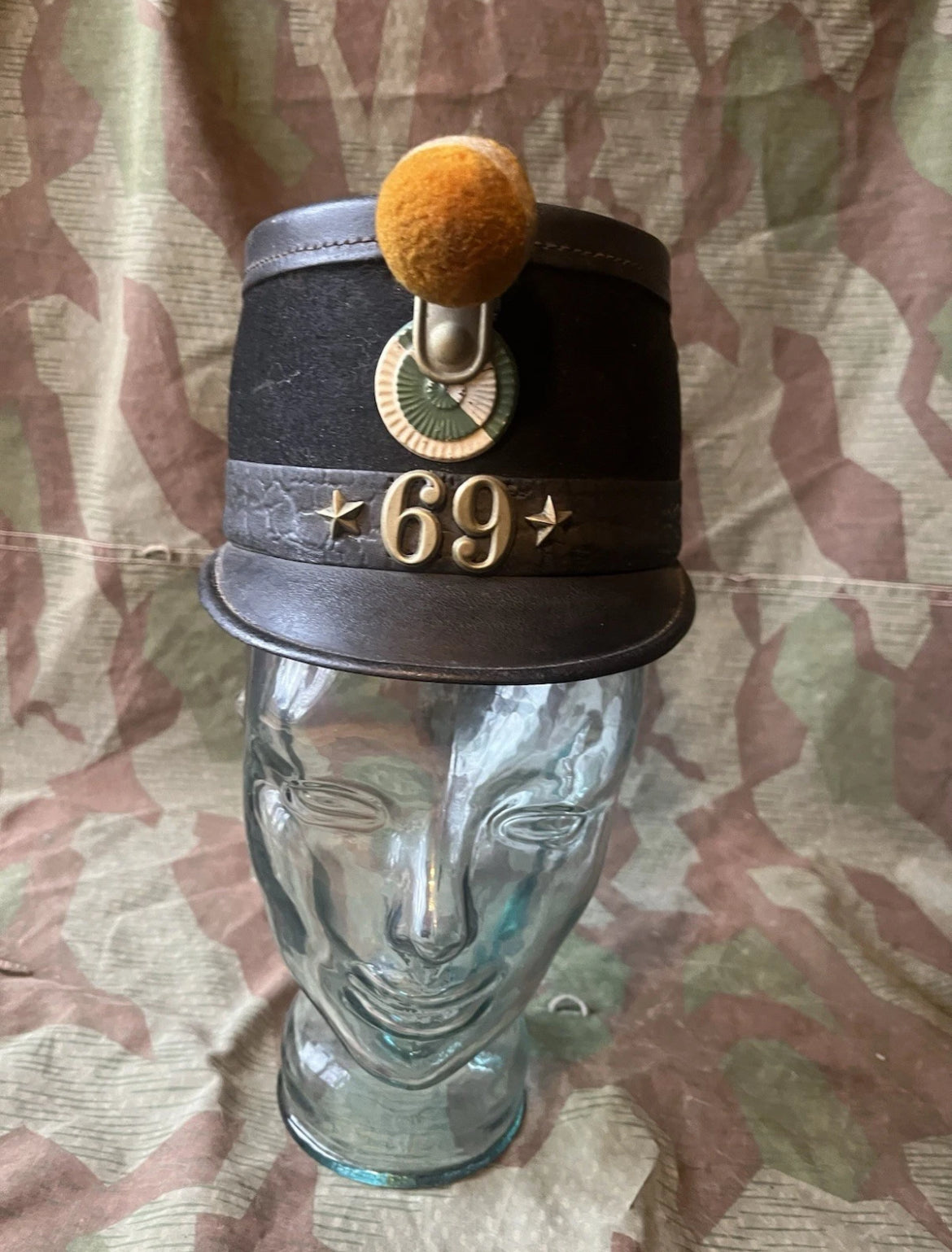 19th century Swiss army tschako shako schako hat cap uniform soldier