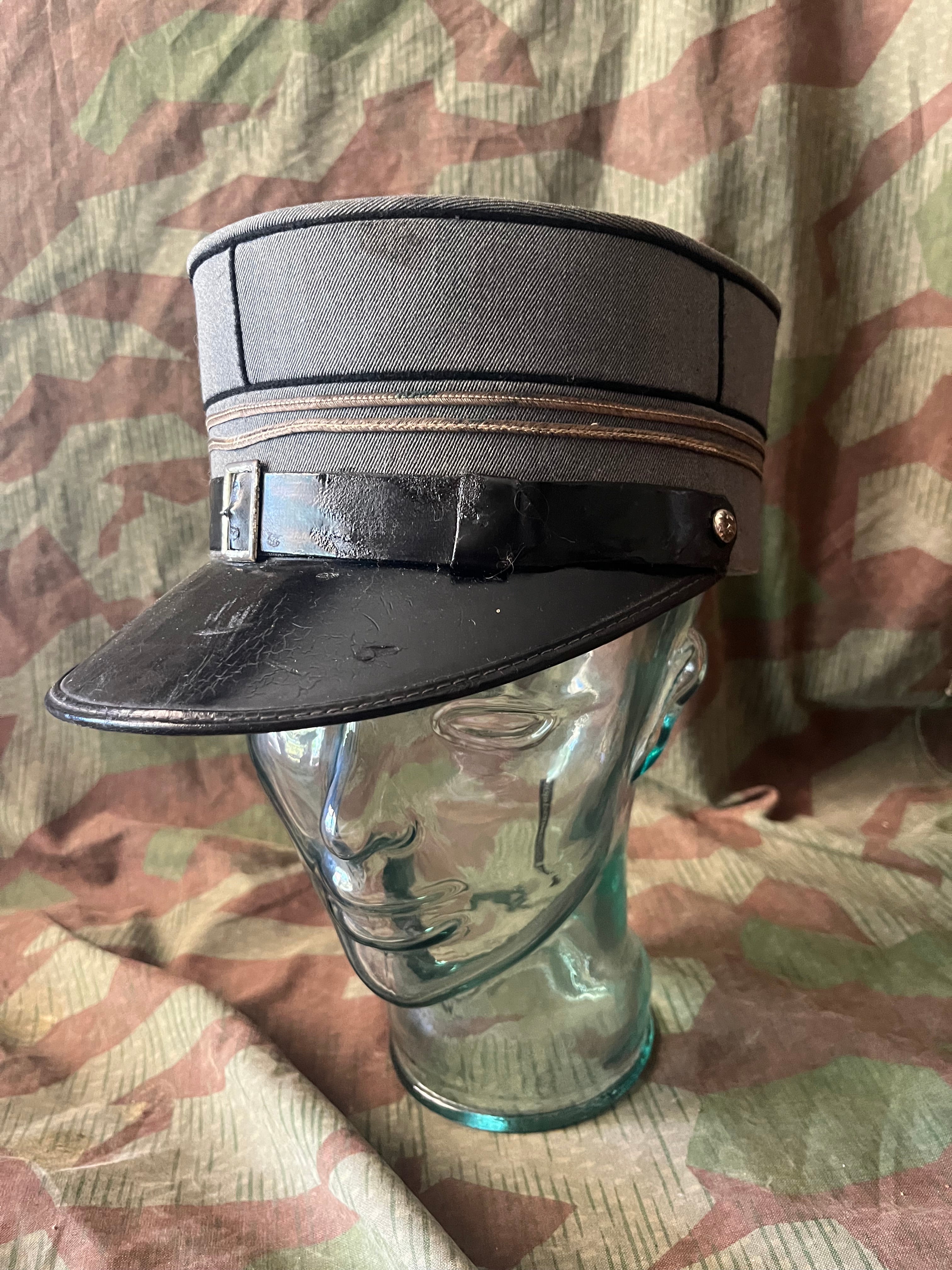 WW2 Swiss army first lieutenant officer visor cap hat kepi uniform ord.1926