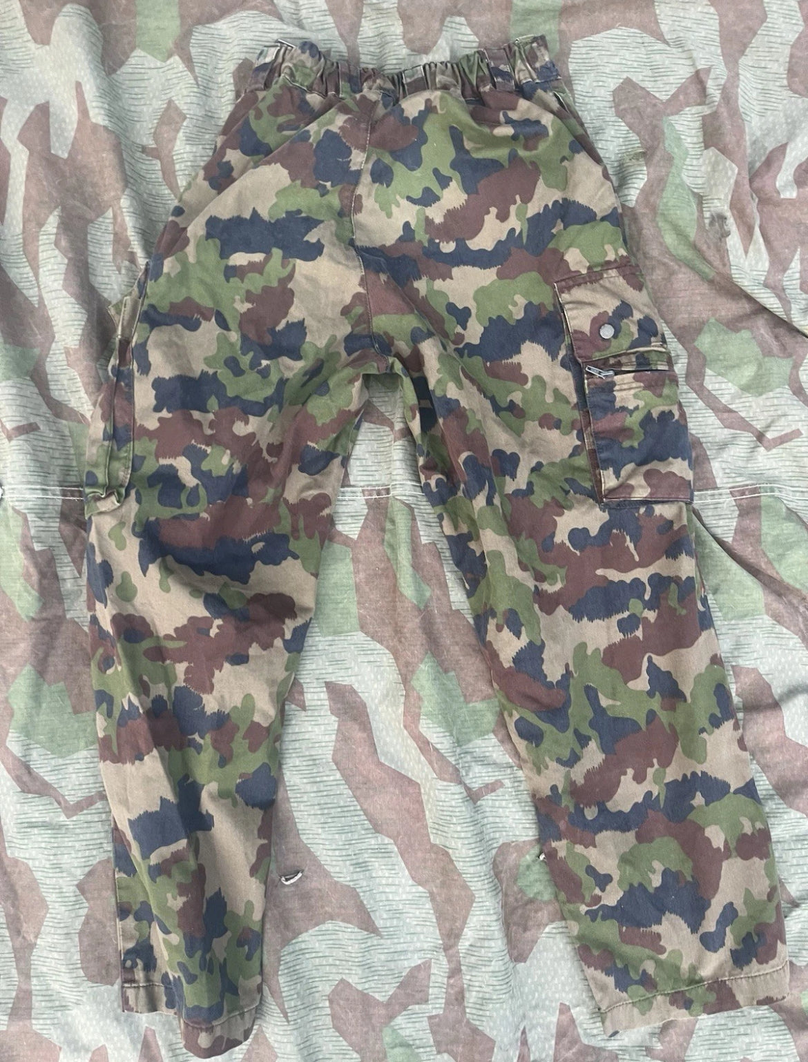 Modern Swiss army taz 90 field combat pants camo uniform soldier