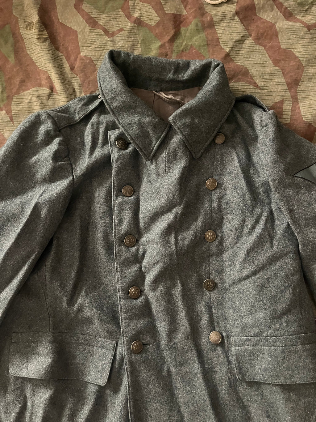 Interwar/WW2 Swiss army great coat trench coat soldier uniform ord.26