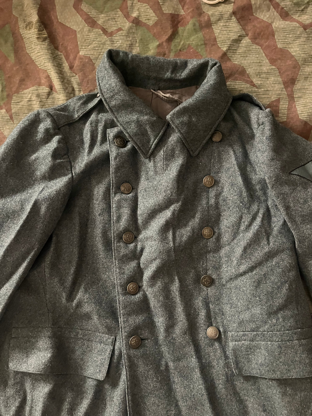 Interwar/WW2 Swiss army great coat trench coat soldier uniform ord.26