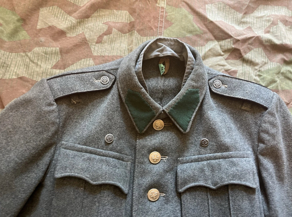 Rare WW2 Swiss army mountain elite infantry carabiner soldier uniform ord.40 mid to late war