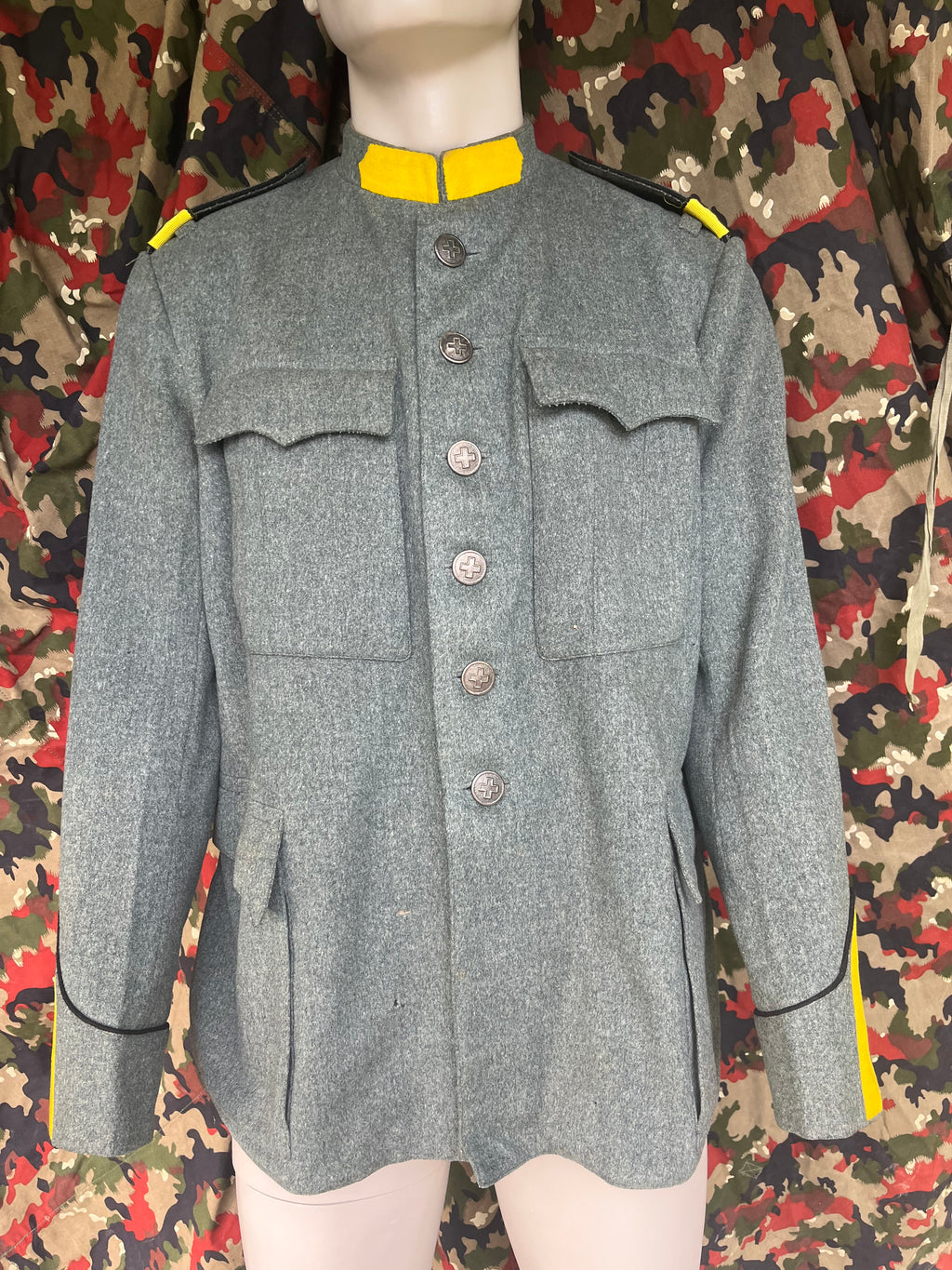 WW2 Swiss army cavalry rider dragoon jacket uniform soldier ord.26 early war tunic