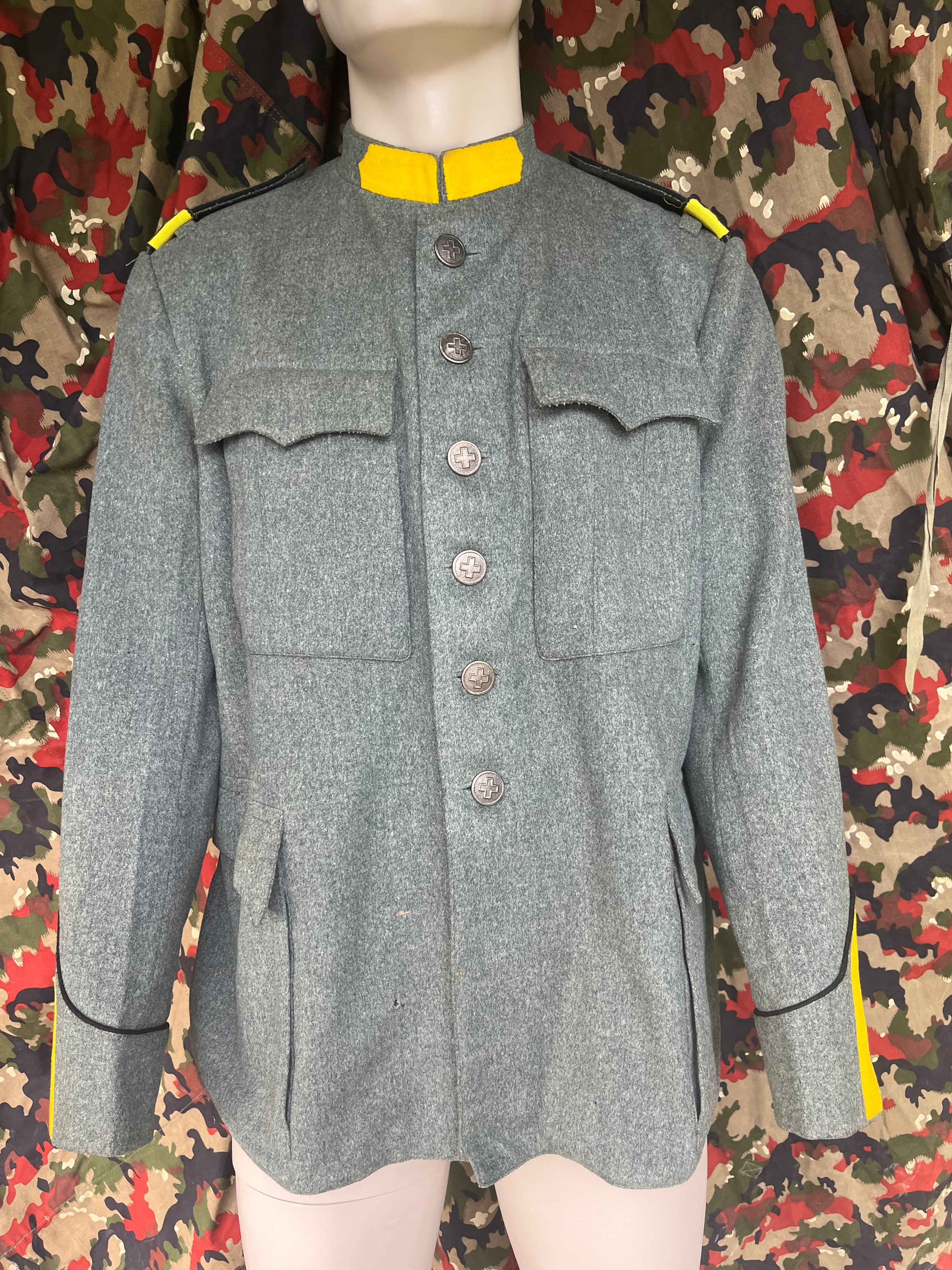WW2 Swiss army cavalry rider dragoon jacket uniform soldier ord.26 early war tunic