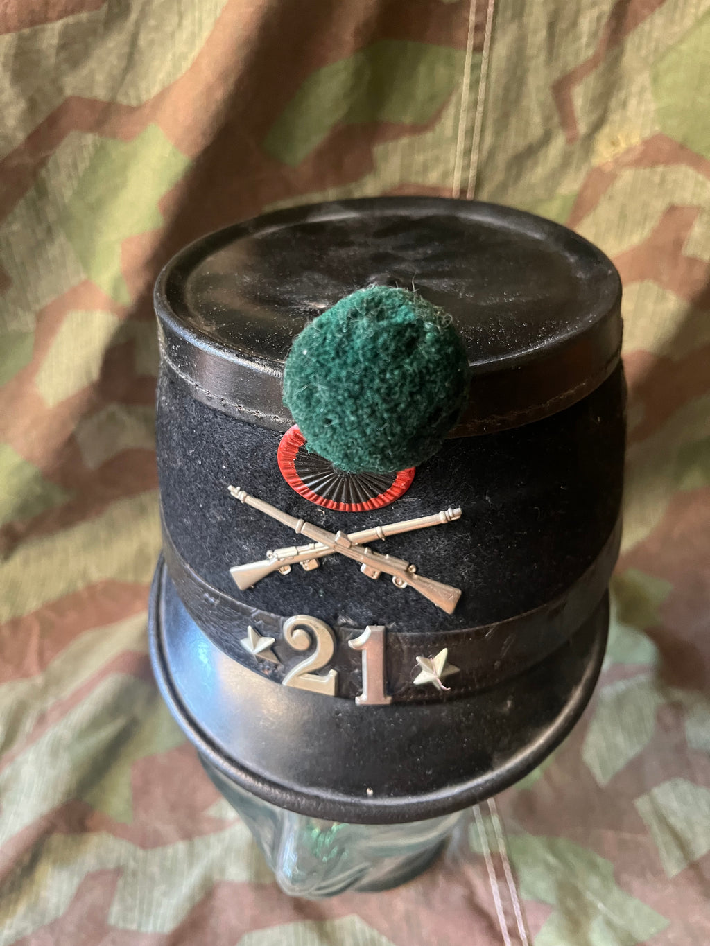 WW1 Swiss army infantry rifleman tschako shako schako hat cap ord.1898 uniform soldier