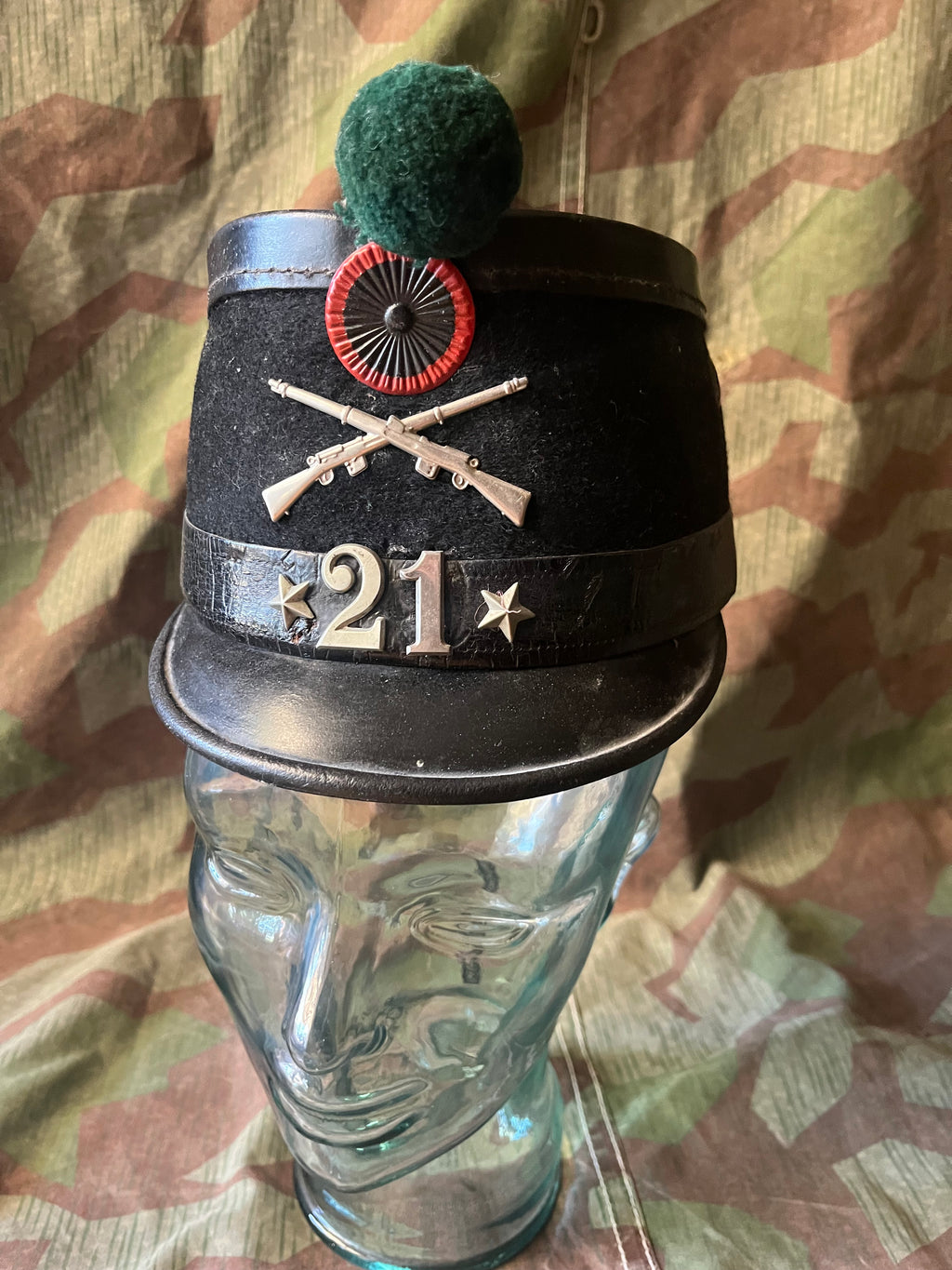 WW1 Swiss army infantry rifleman tschako shako schako hat cap ord.1898 uniform soldier