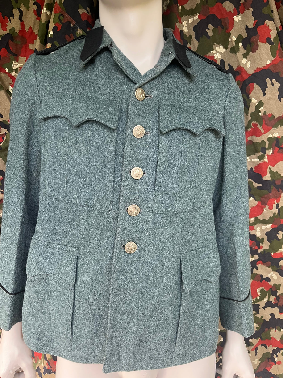 WW2 Swiss army Air Force ground crew jacket uniform soldier ord.40 mid to late war tunic
