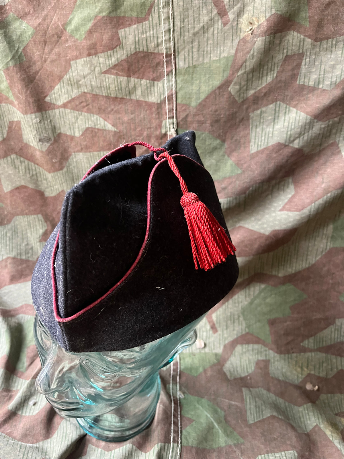 19th century Swiss army all troops side cap hat uniform soldier ord 1875