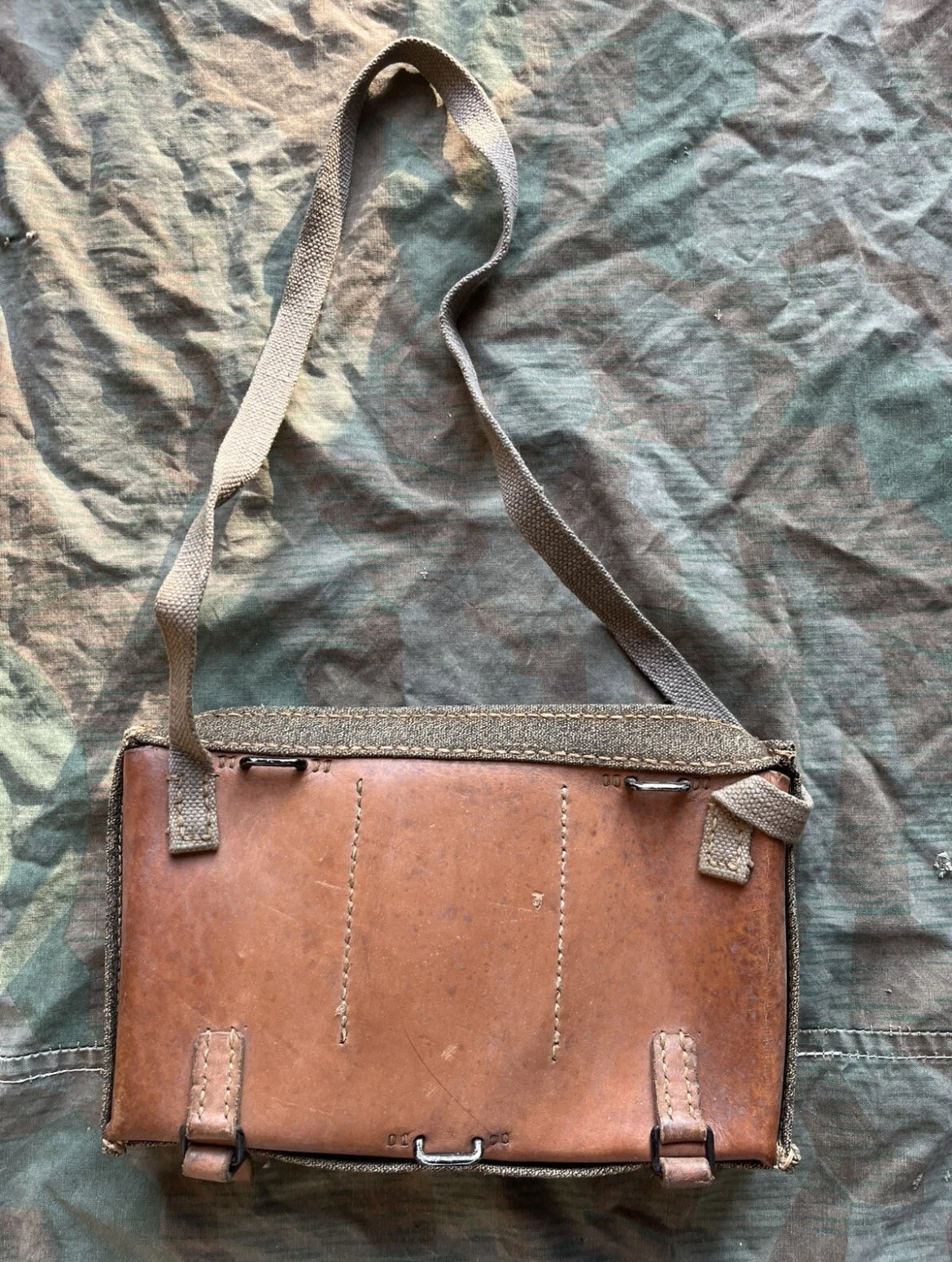 WW1/interwar/WW2 Swiss army extra ammo pouch bag gear uniform soldier