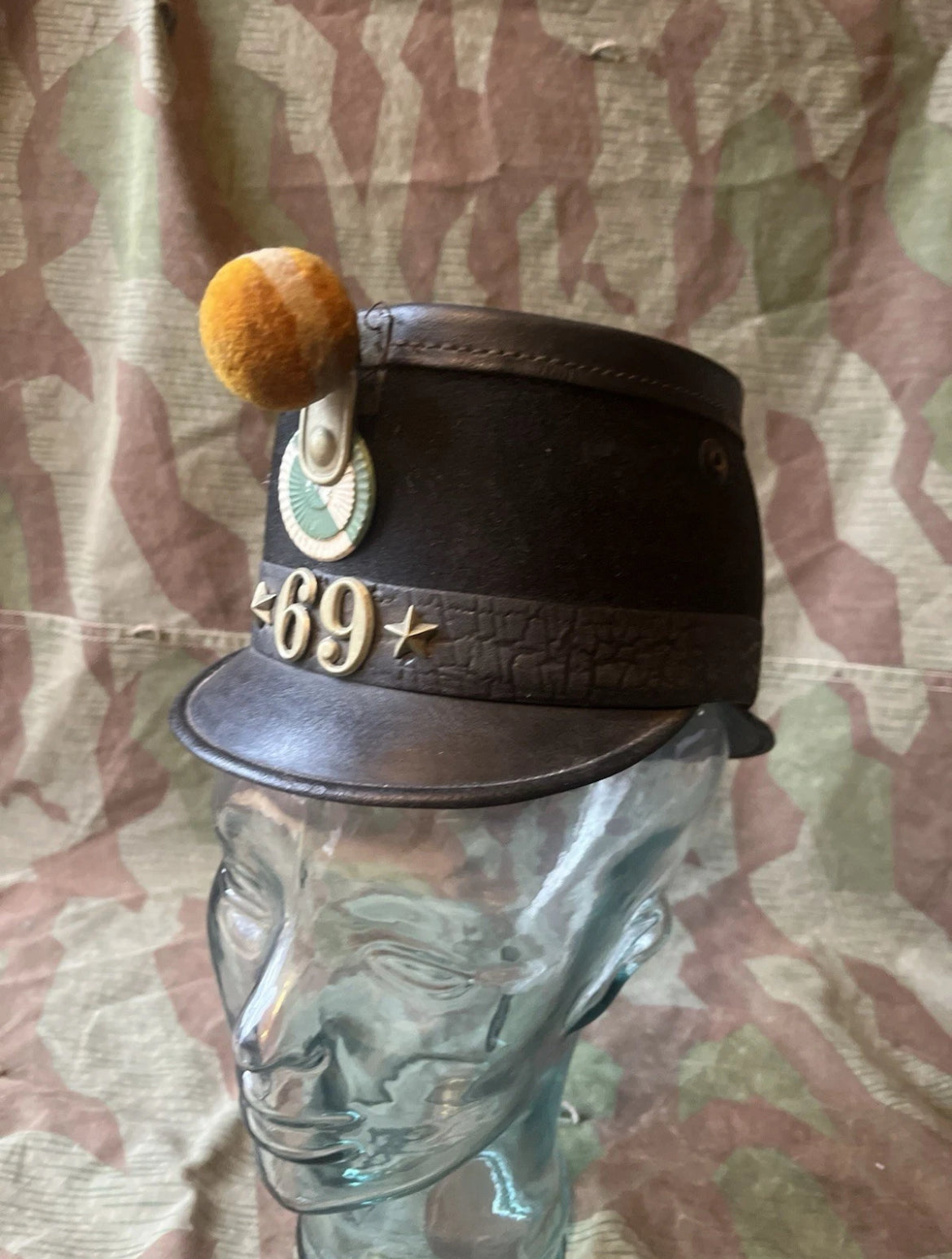 19th century Swiss army tschako shako schako hat cap uniform soldier