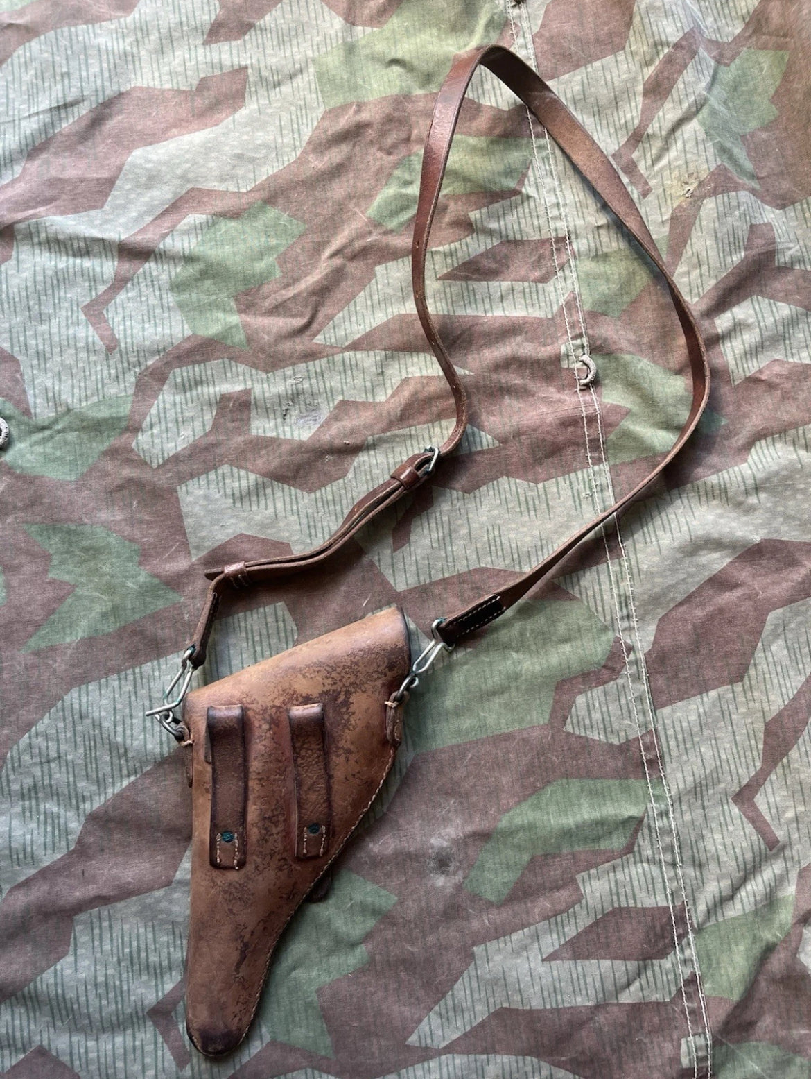 WW1/interwar/WW2 Swiss army holster revolver pistol gear NCO officer uniform