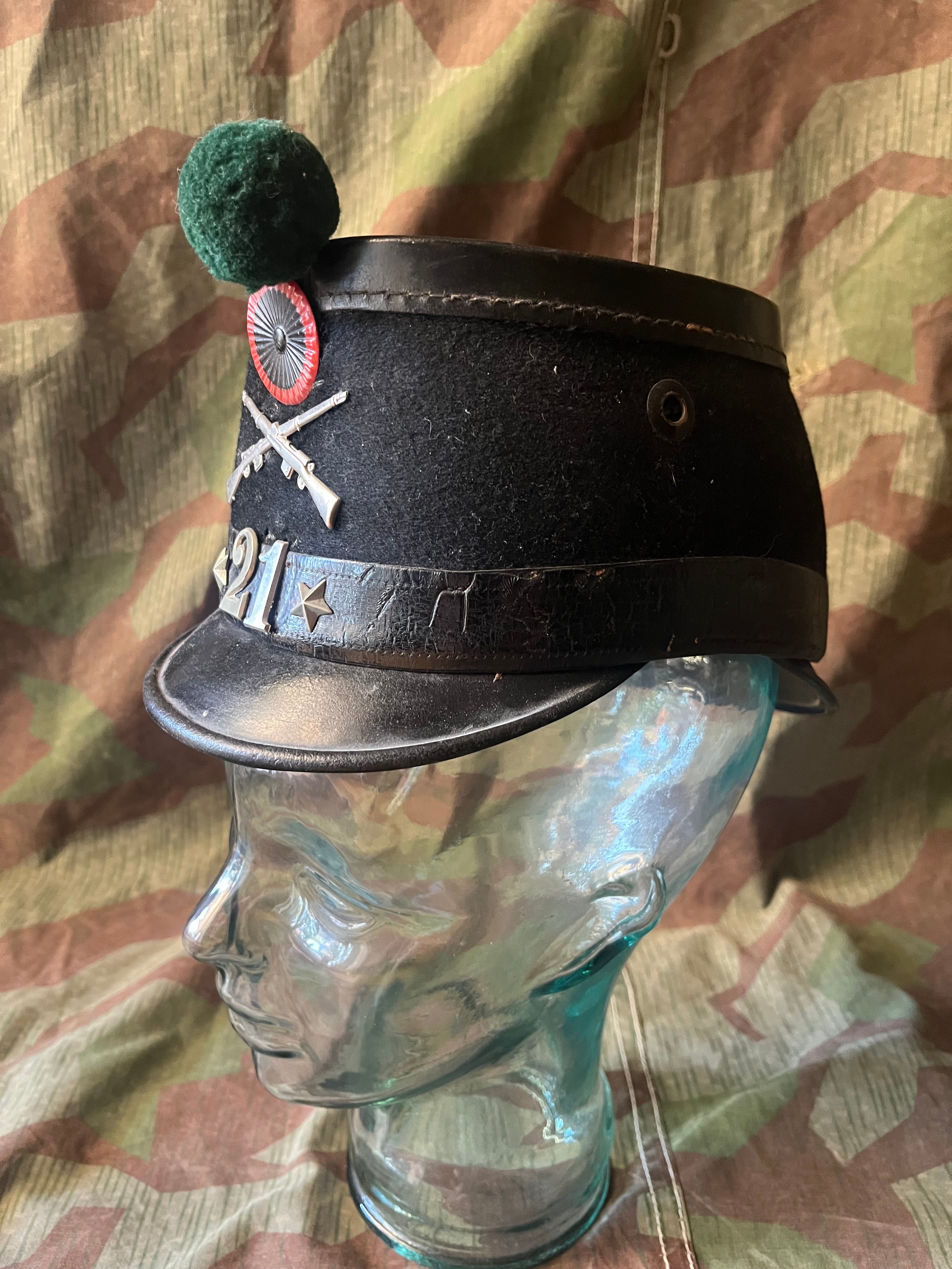 WW1 Swiss army infantry rifleman tschako shako schako hat cap ord.1898 uniform soldier