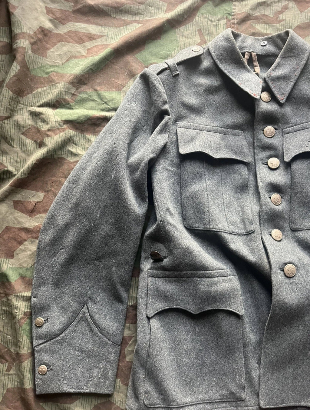 WW2/early Cold war Swiss army field jacket maneuvers uniform soldier ord.40 mid to late war