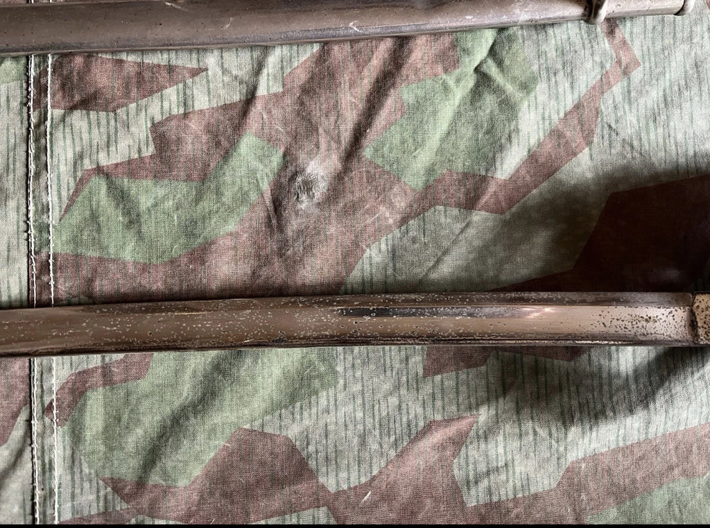 WW1/interwar/WW2 Swiss army cavalry rider sword blade saber with case uniform soldier