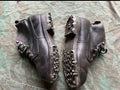 Cold War Swiss army shoes nails tricouni boots leather uniform soldier