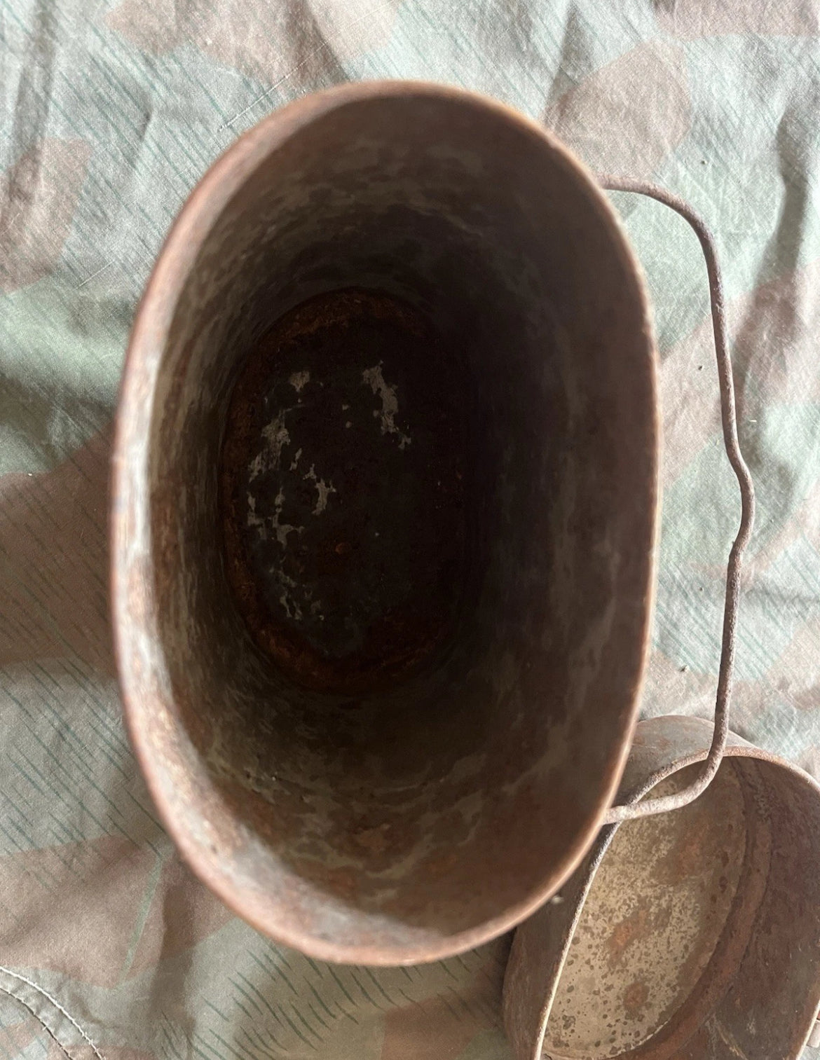 WW1 rare Swiss army mess tin eating equipment bowl kit field gear
