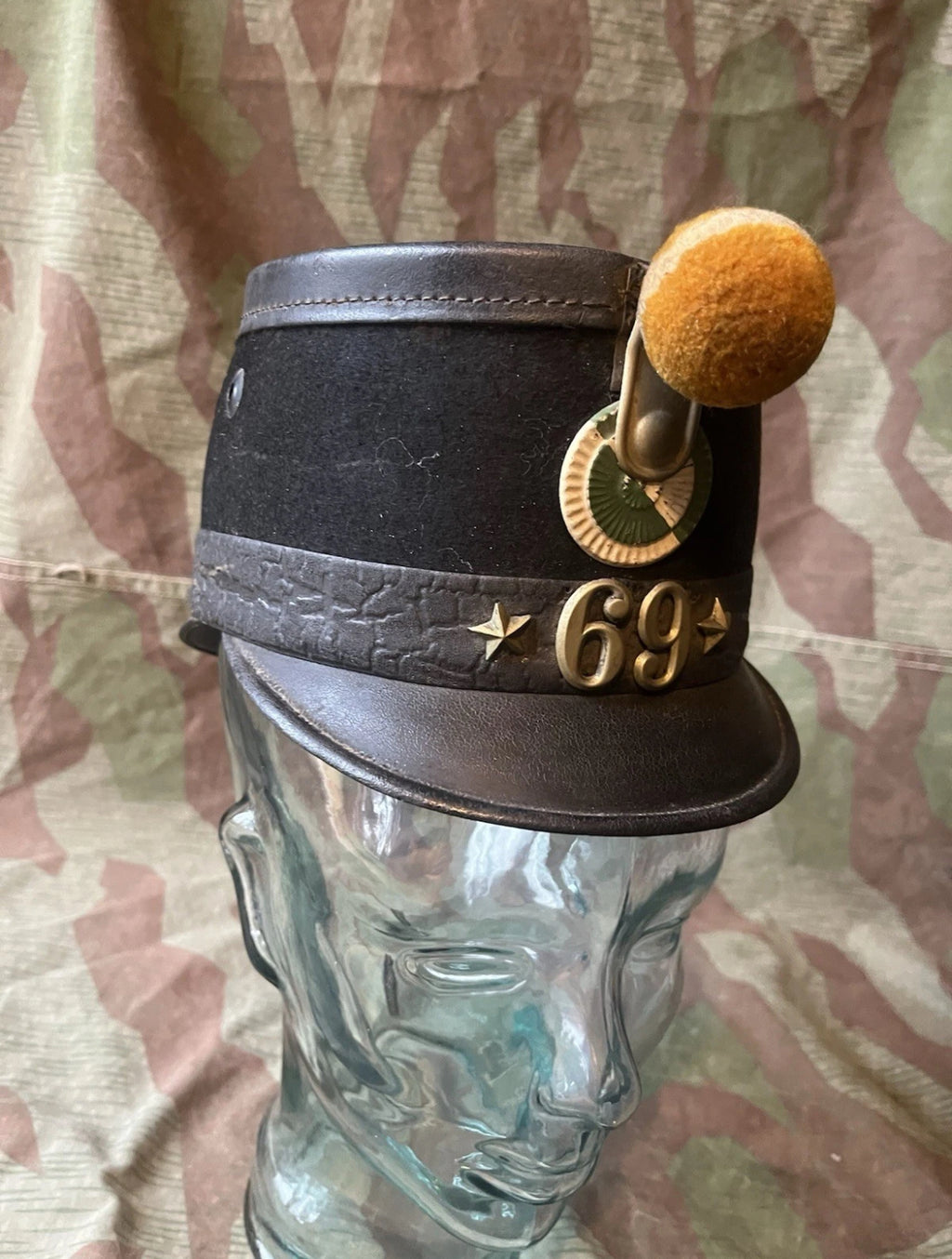 19th century Swiss army tschako shako schako hat cap uniform soldier