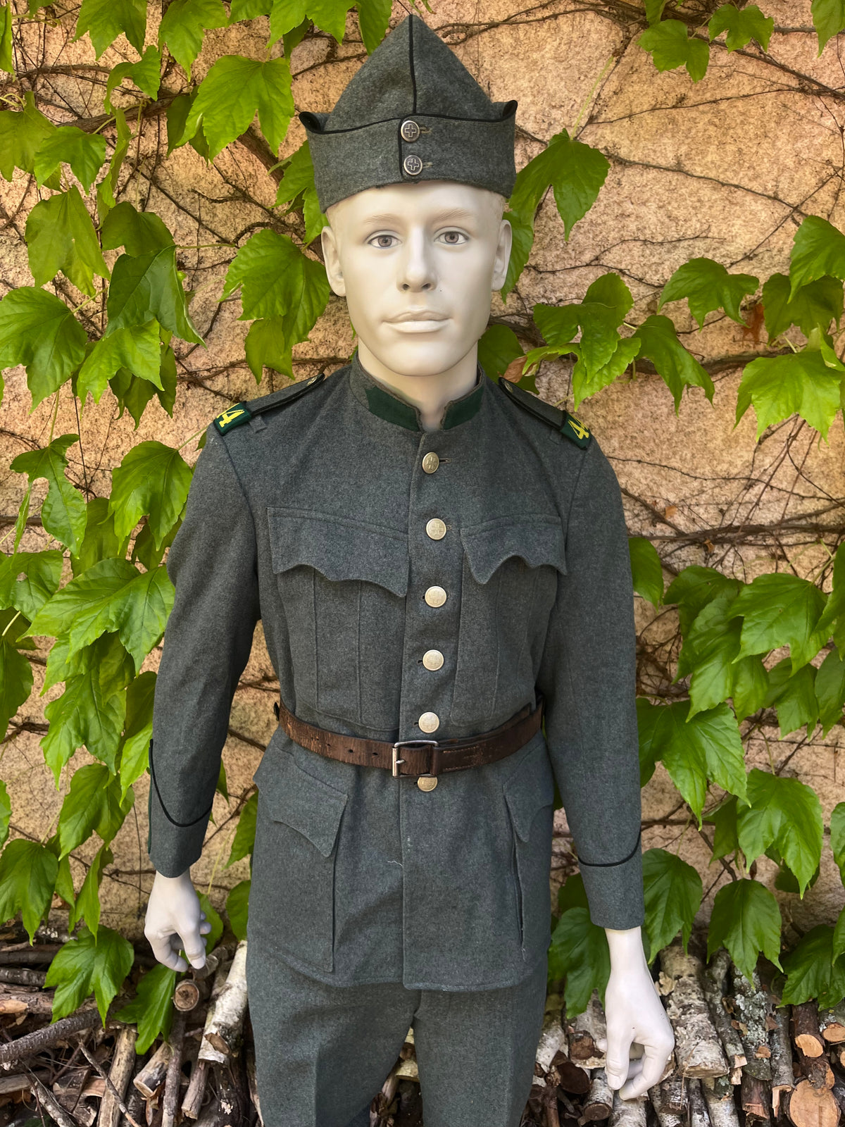 WW2 Swiss army complete service uniform light ord.26 early war soldier infantry rifleman