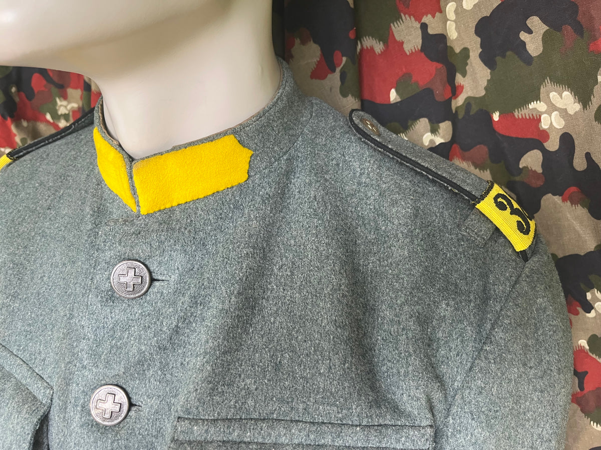 WW2 Swiss army cavalry rider dragoon jacket uniform soldier ord.26 early war tunic