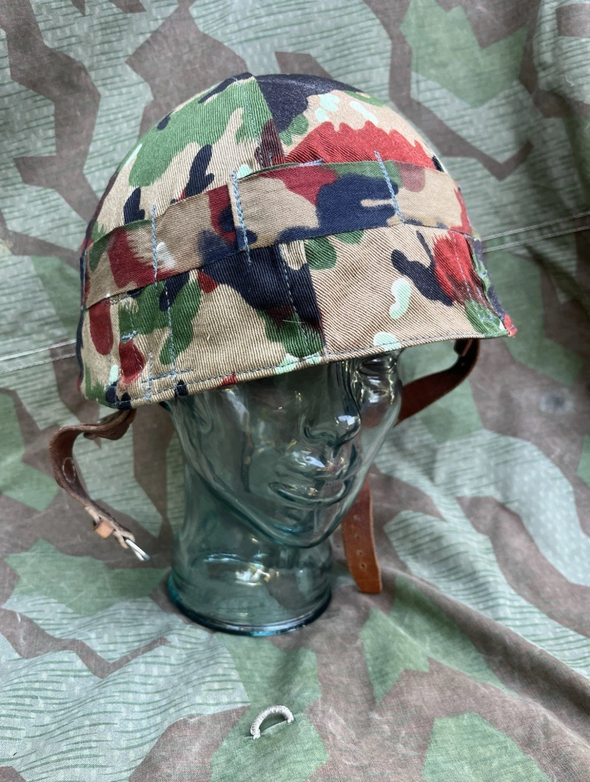 Cold War Swiss army armored mobile motorized troops with cover taz 57 camo alpenflage uniform soldier