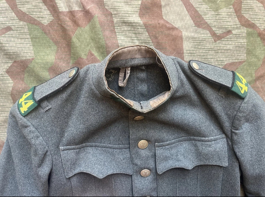 Interwar/WW2 Swiss army infantry rifleman jacket soldier uniform early war ord.26