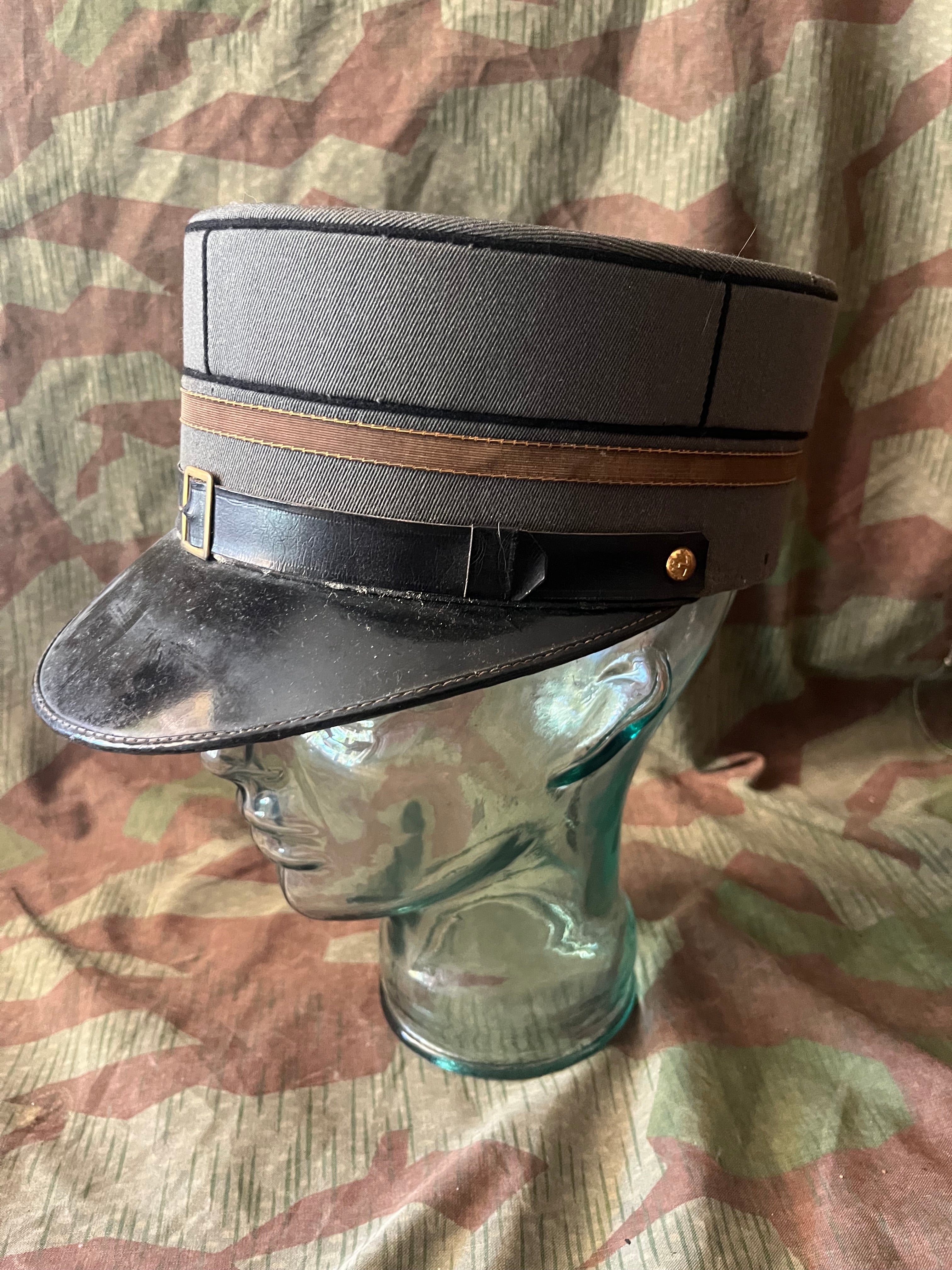 WW2 Swiss army major commander  officer visor cap hat kepi uniform ord.1926