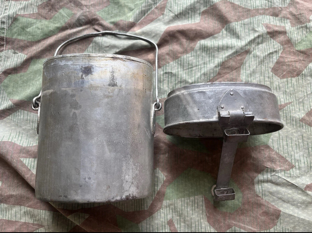 WW1 rare Swiss army mess tin eating equipment bowl kit field gear