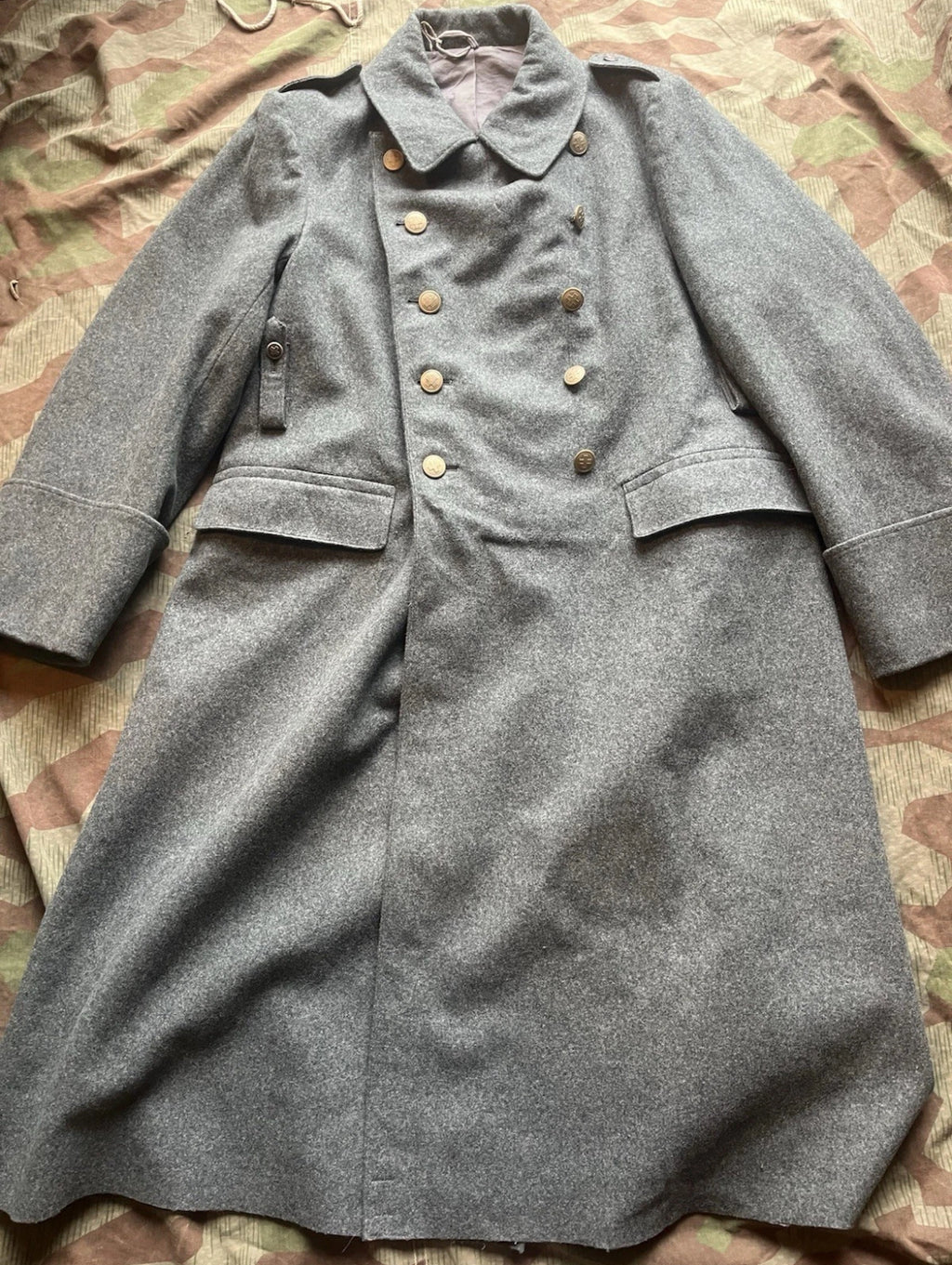 WW2 Swiss army great coat all troops uniform soldier ord.40 trench coat