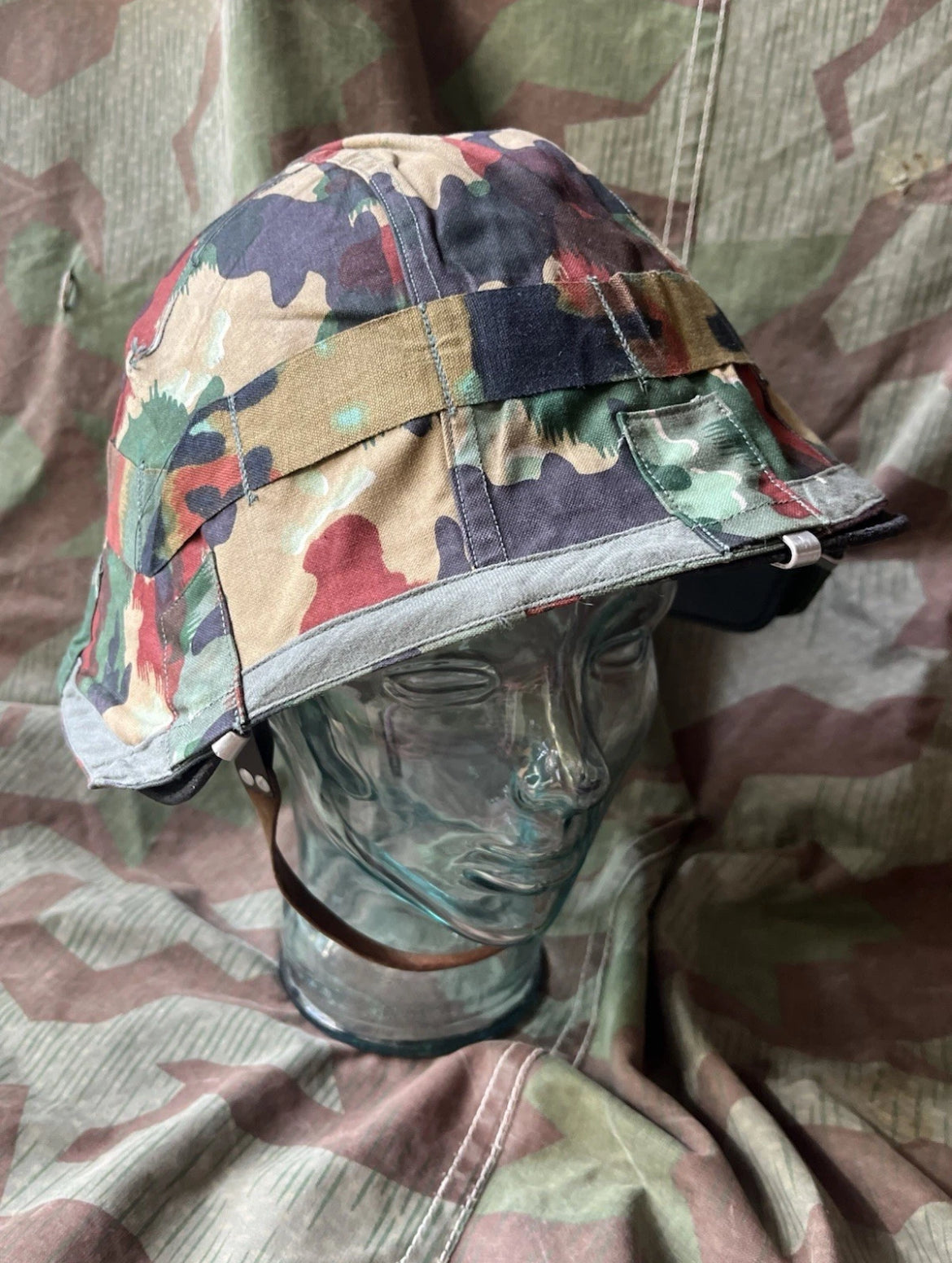 Cold War Swiss army m18 helmet reversible camo cover alpenflage taz 57 uniform soldier