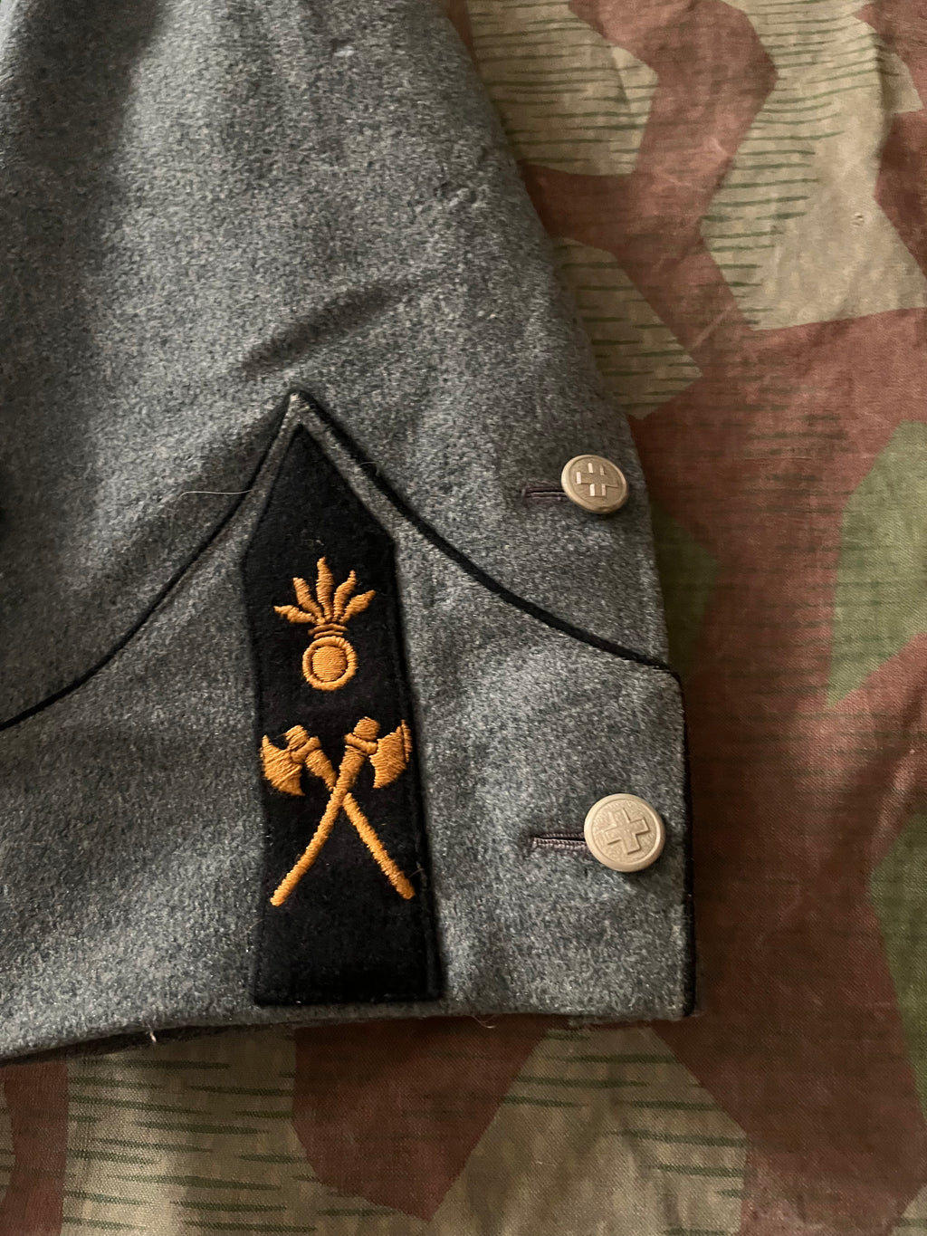 WW2 Swiss army sappers engineers troops jacket soldier uniform mid to late war ord.40