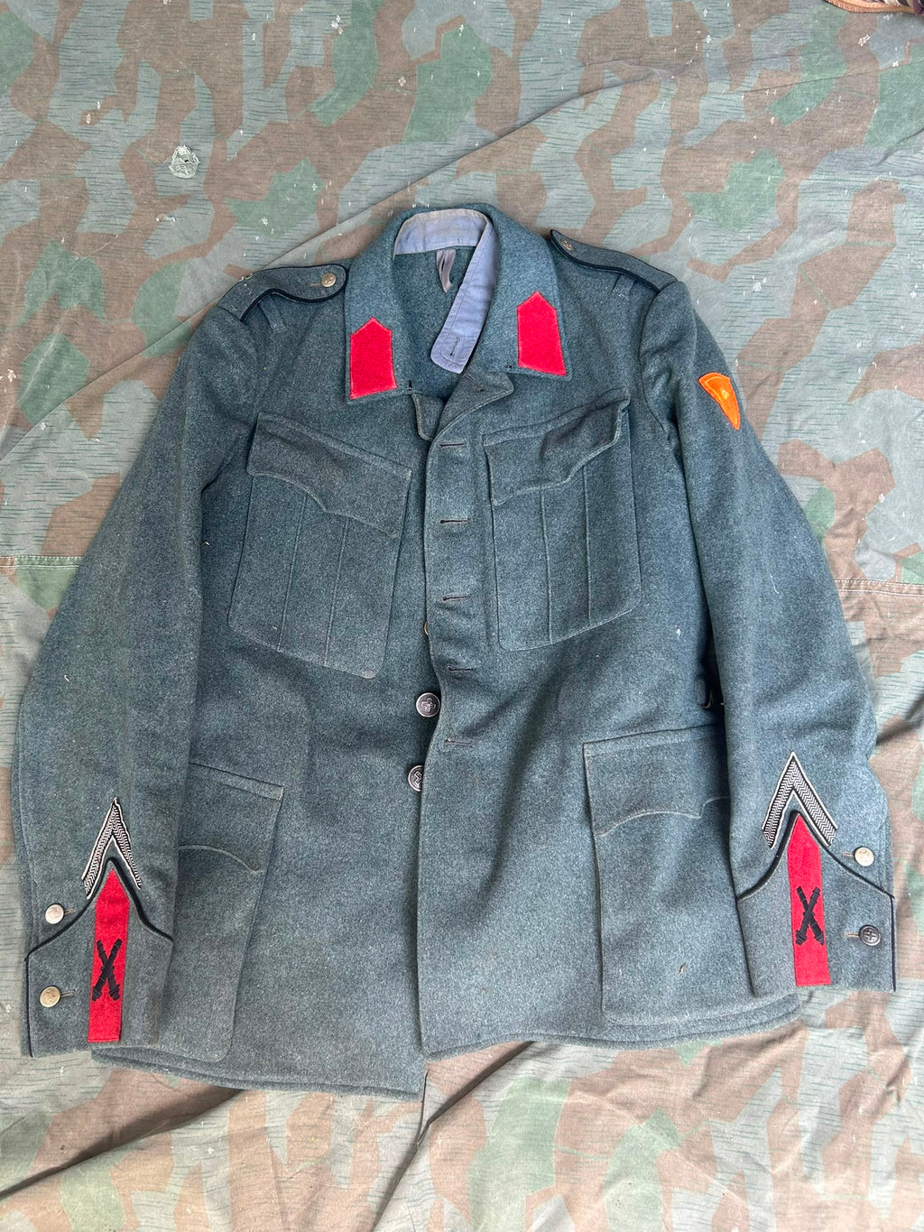 WW2 Swiss army artillery jacket uniform soldier ord.40 mid to late war