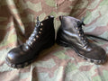 Cold War Swiss army shoes tricouni nails boots uniform soldier