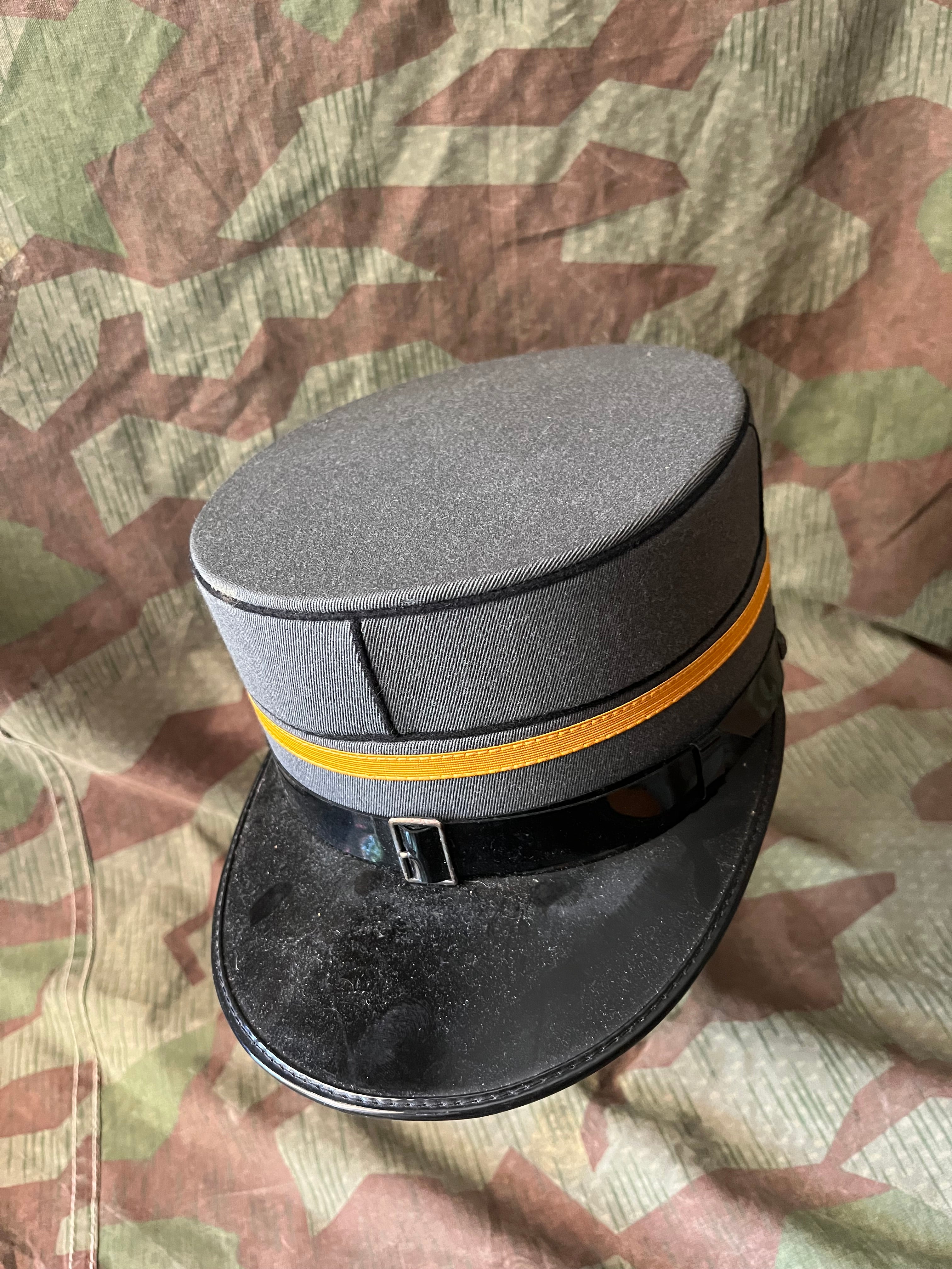 Cold War Swiss army major officer visor cap hat kepi uniform ord.1949