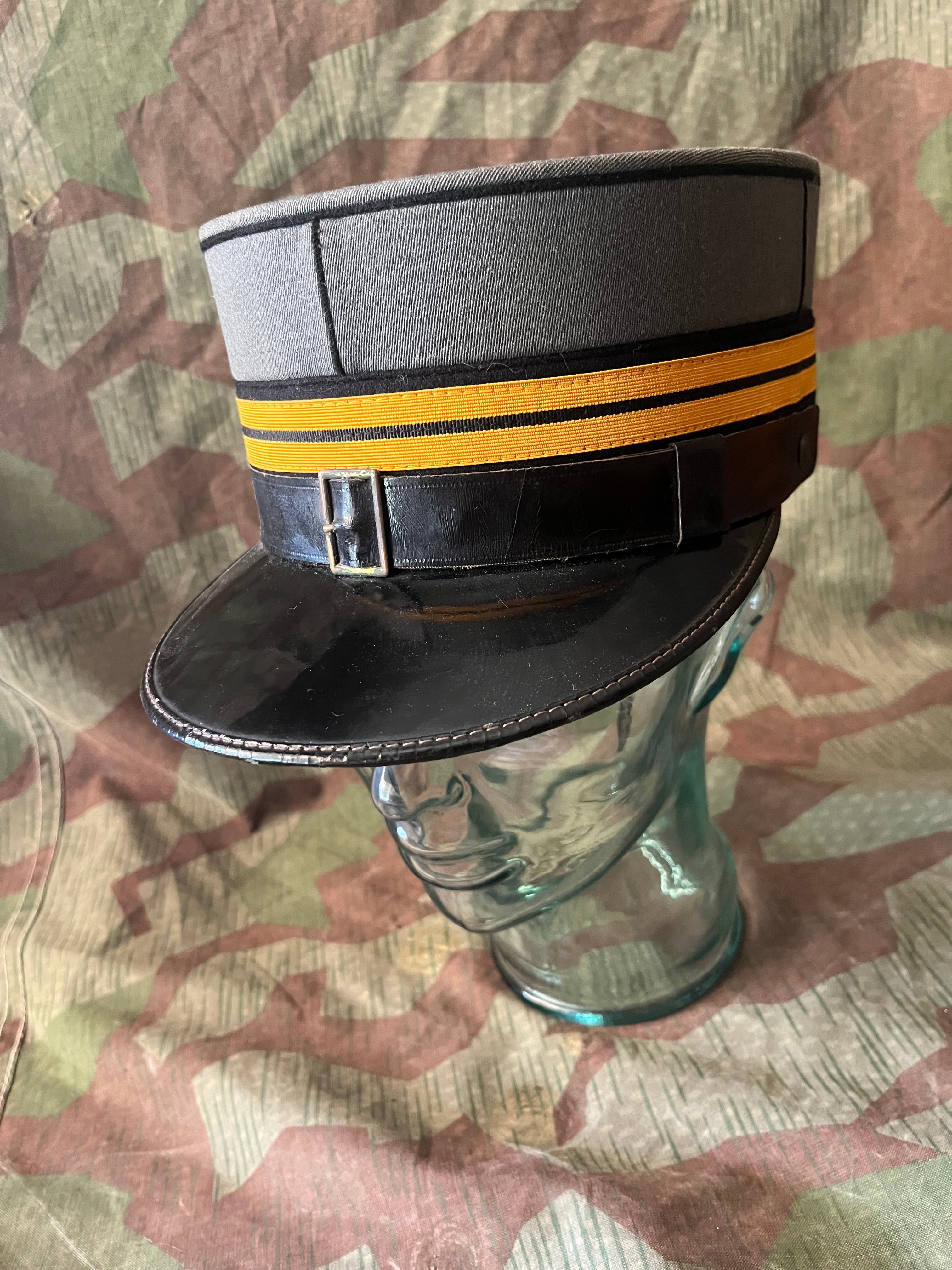 Cold War Swiss army lieutenant colonel officer visor cap hat kepi uniform ord.1949
