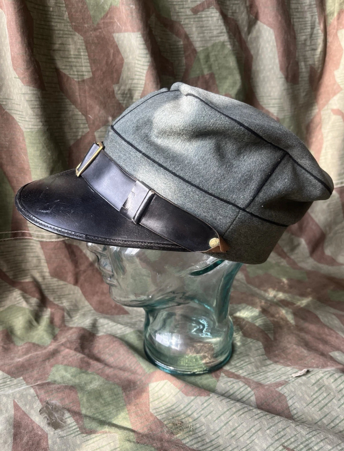 WW1/interwar/WW2 Swiss army NCO officer visor cap hat uniform ord.1917