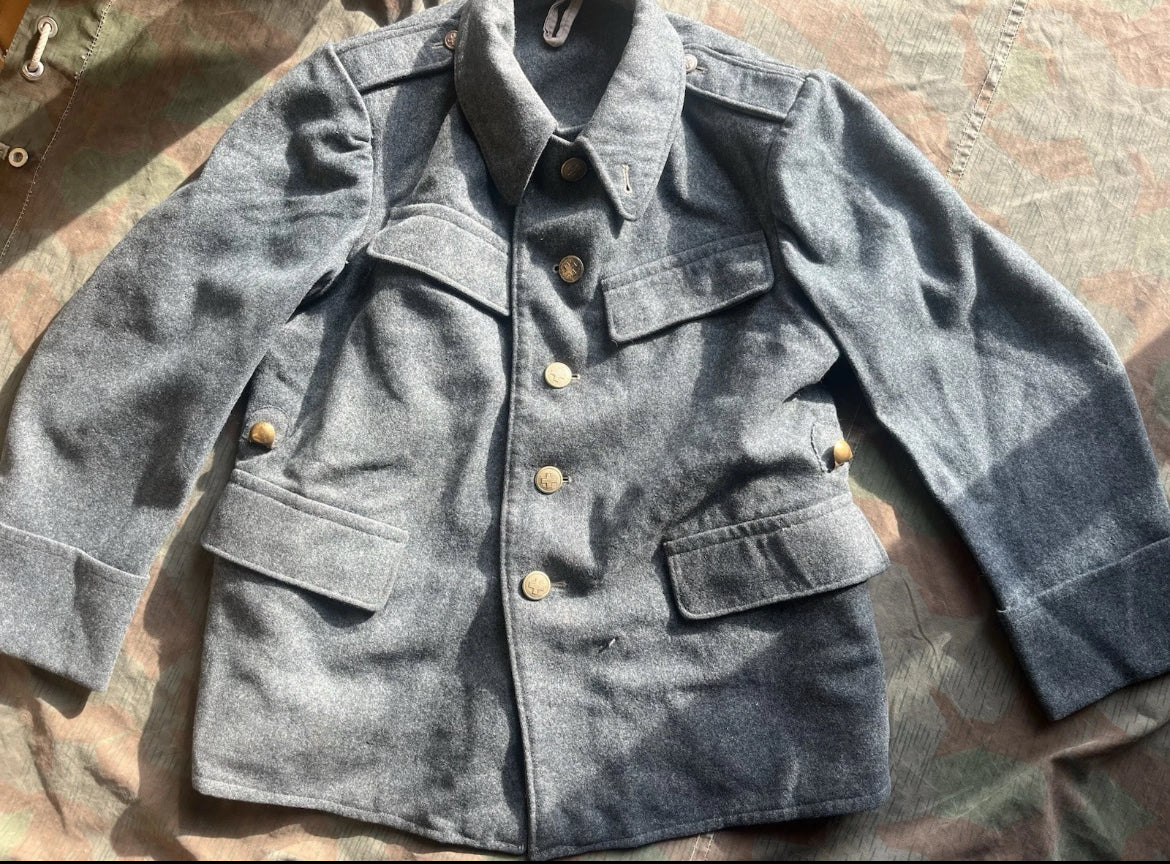 WW2 Swiss army field jacket maneuvers mountain troops uniform soldier ord.40 mid to late war