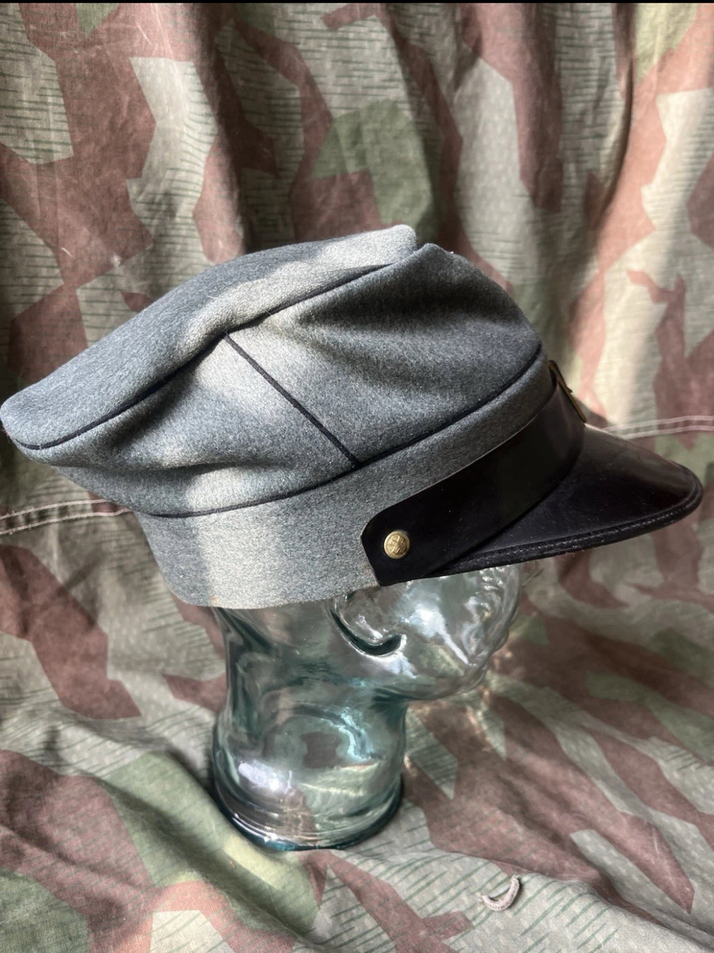 WW1/interwar/WW2 Swiss army NCO officer visor cap hat uniform ord.1917