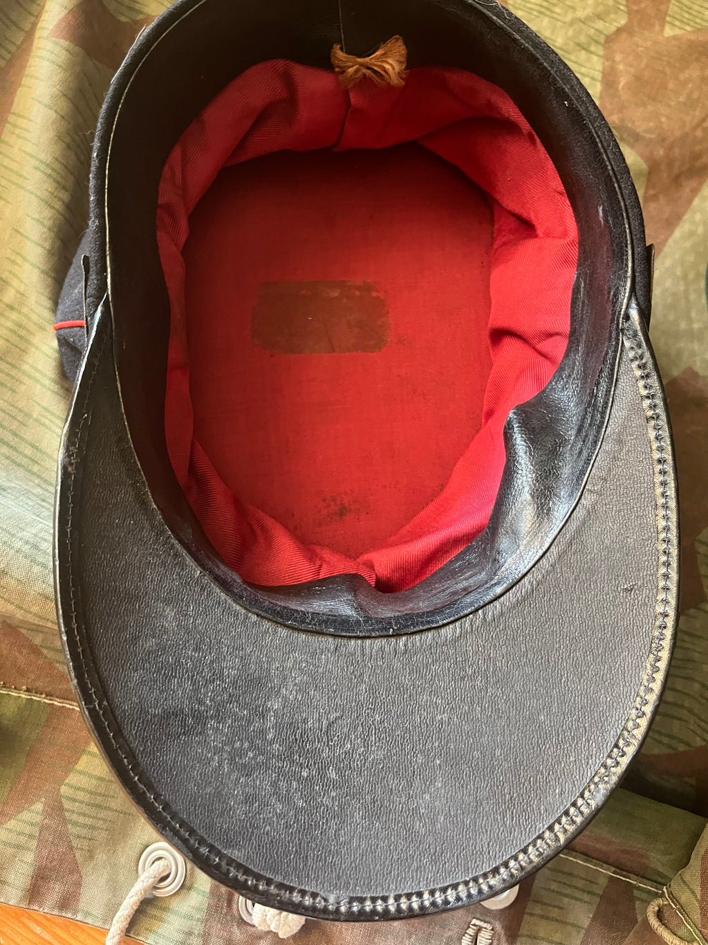 WW1 Swiss army lieutenant  officer visor cap hat kepi uniform ord.1898