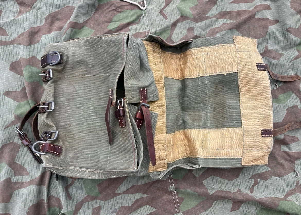 WW1/interwar/WW2 Swiss army artillery infantry fortress troops backpack haversack bunker fortifications uniform soldier ord.14/17