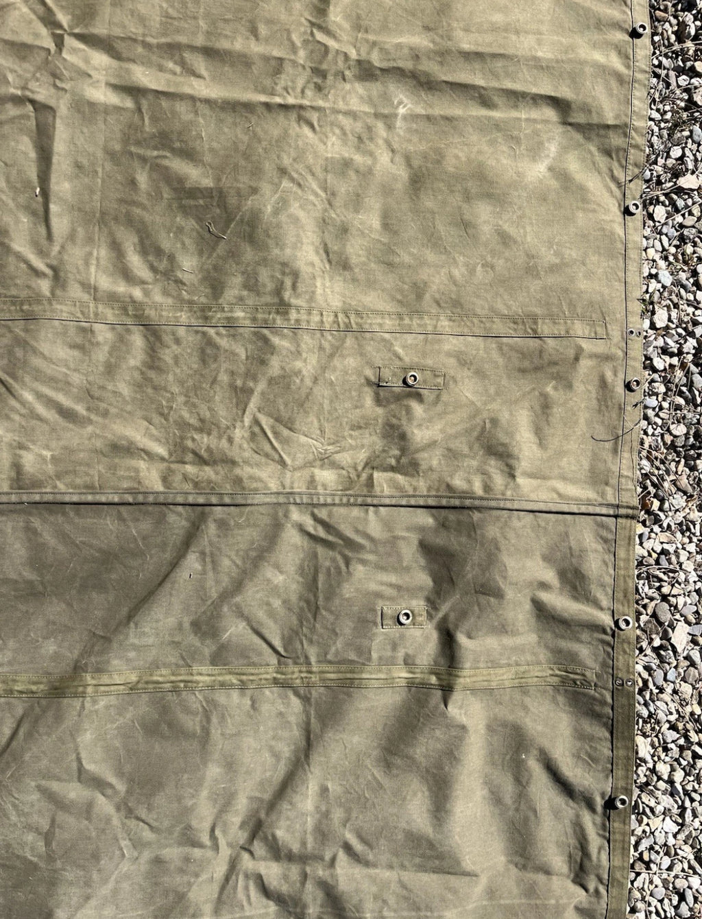 Cold War Swiss army tent half canvas cover camo alpenflage taz 57