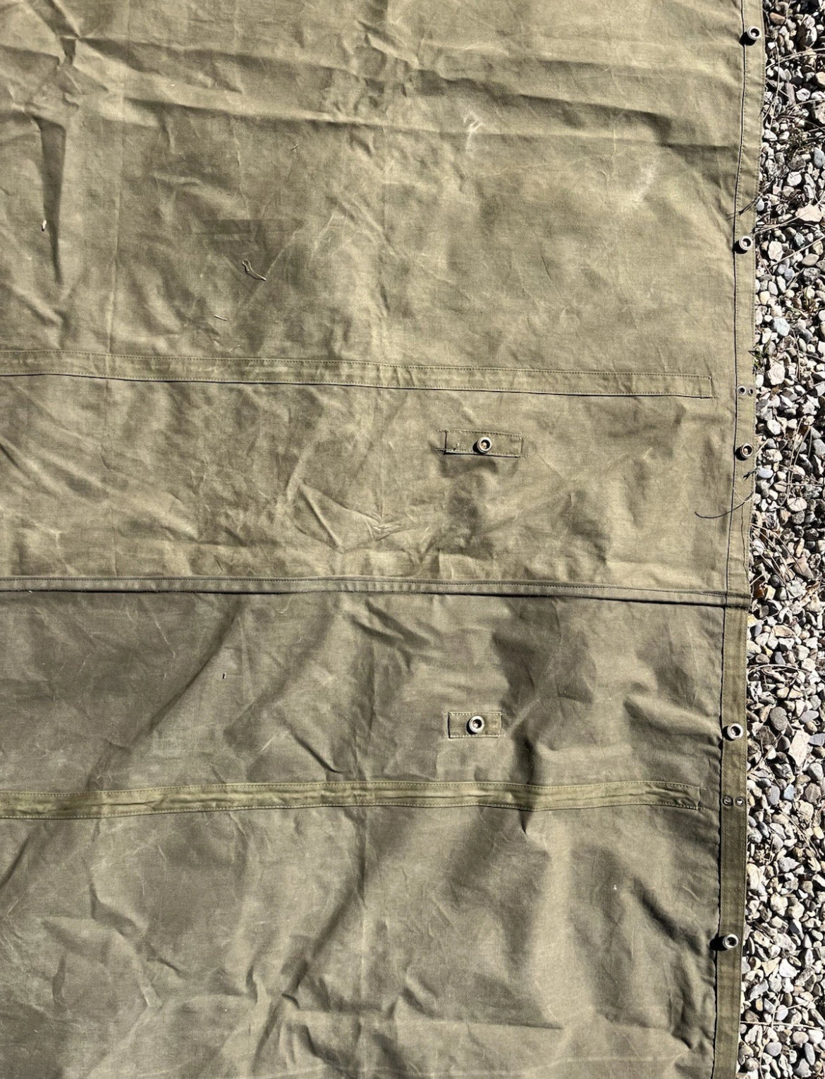 Cold War Swiss army tent half canvas cover camo alpenflage taz 57