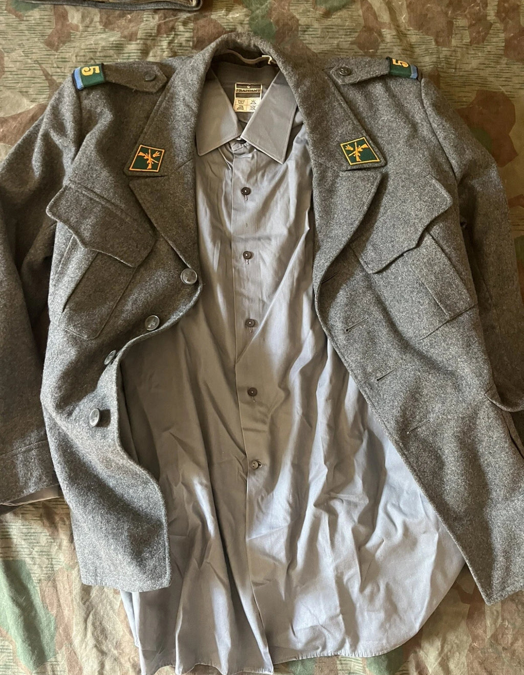 Cold War Swiss army complete machine gunner uniform soldier infantry ord.49