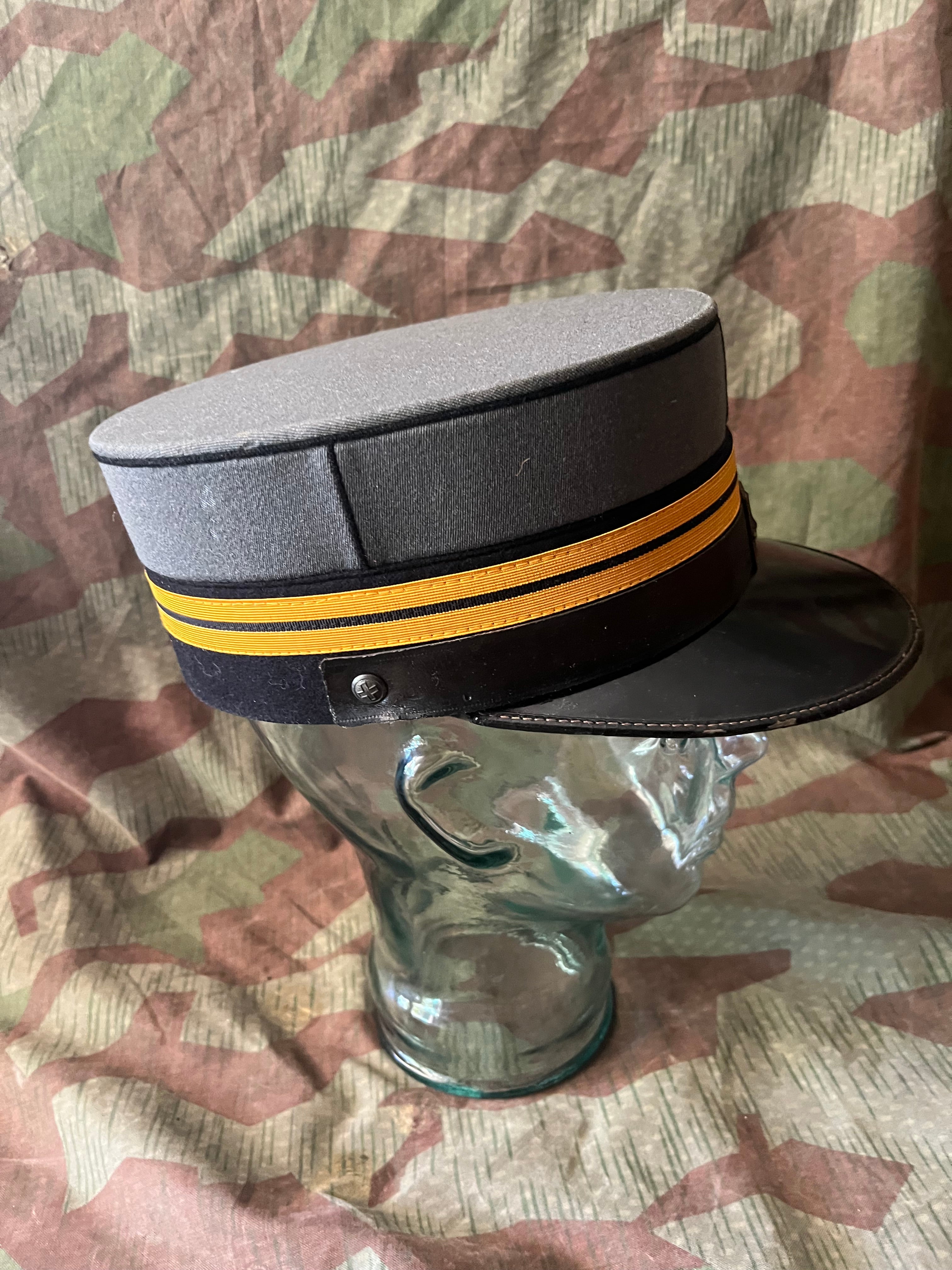 Cold War Swiss army lieutenant colonel officer visor cap hat kepi uniform ord.1949