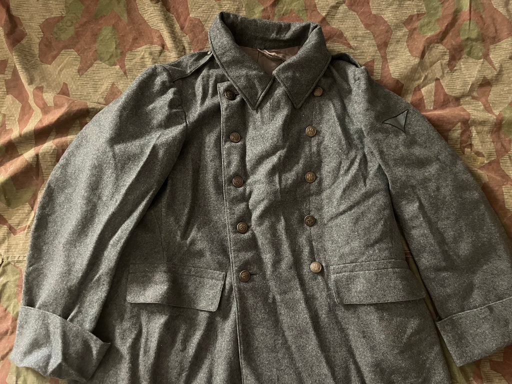 Interwar/WW2 Swiss army great coat trench coat soldier uniform ord.26
