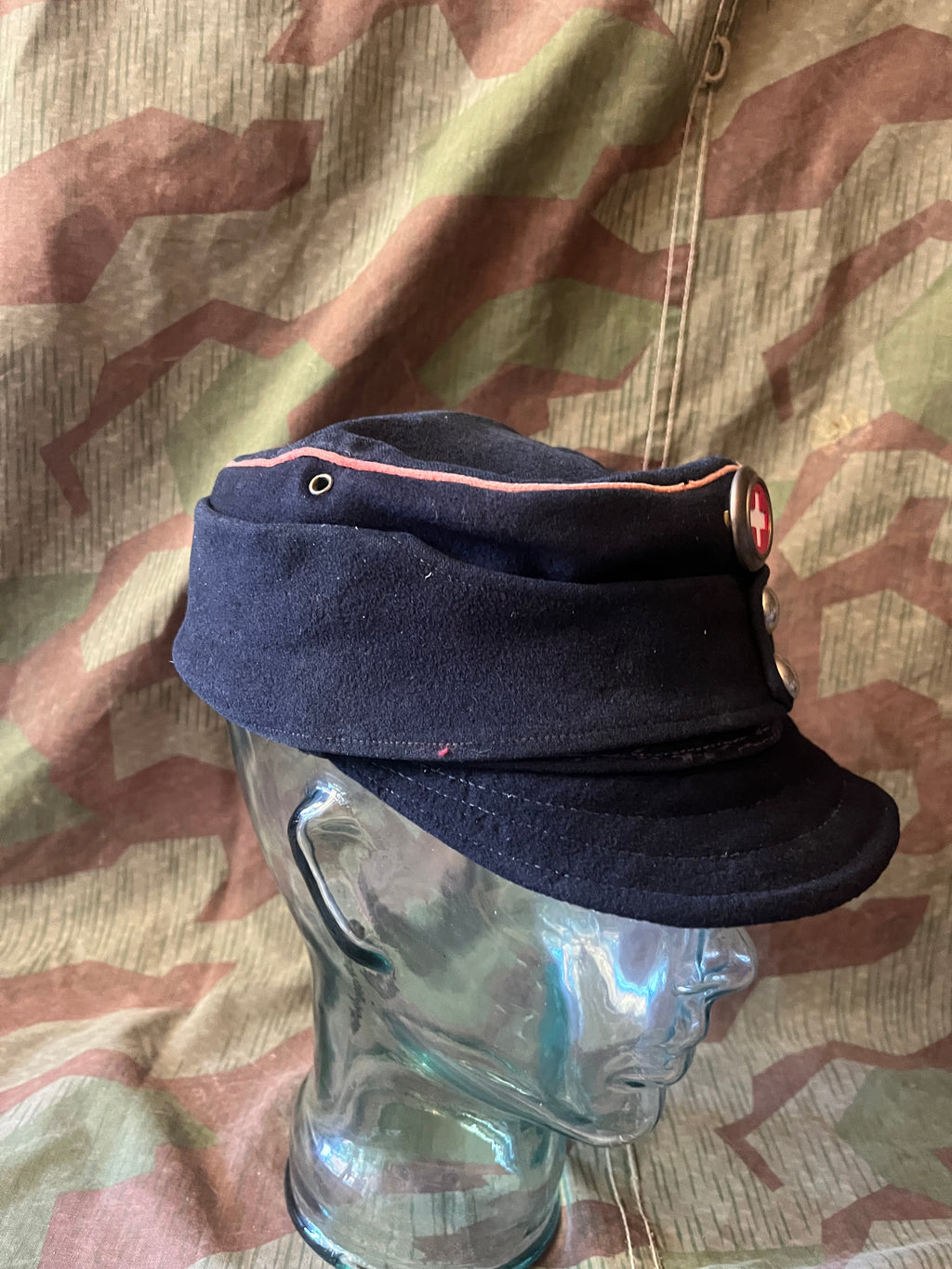 WW1/ interwar Swiss army field cap hat infantry rifleman maneuvers uniform soldier ord.1898
