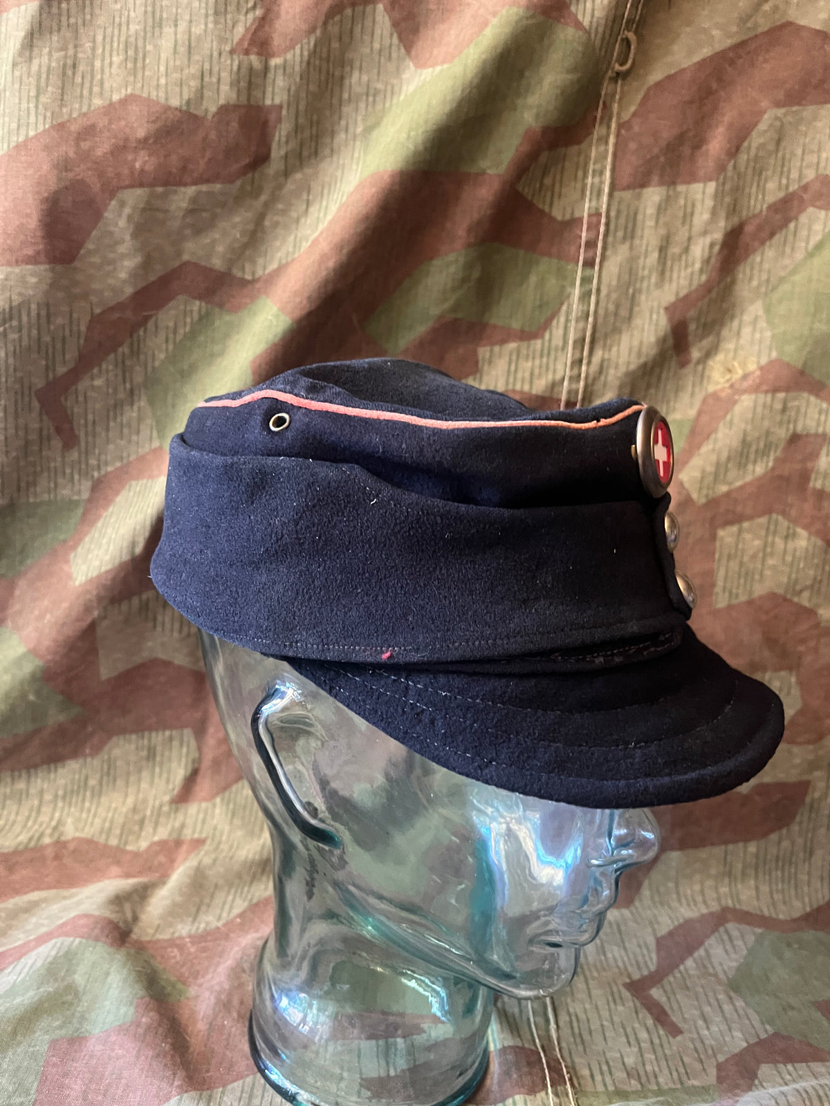 WW1/ interwar Swiss army field cap hat infantry rifleman maneuvers uniform soldier ord.1898
