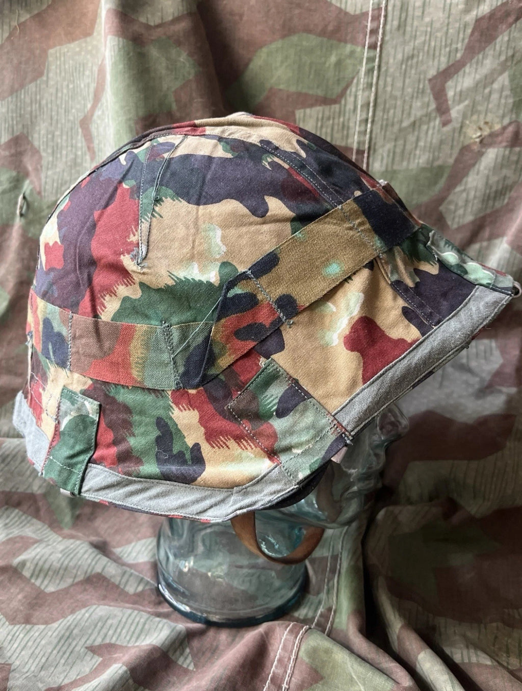 Cold War Swiss army m18 helmet reversible camo cover alpenflage taz 57 uniform soldier